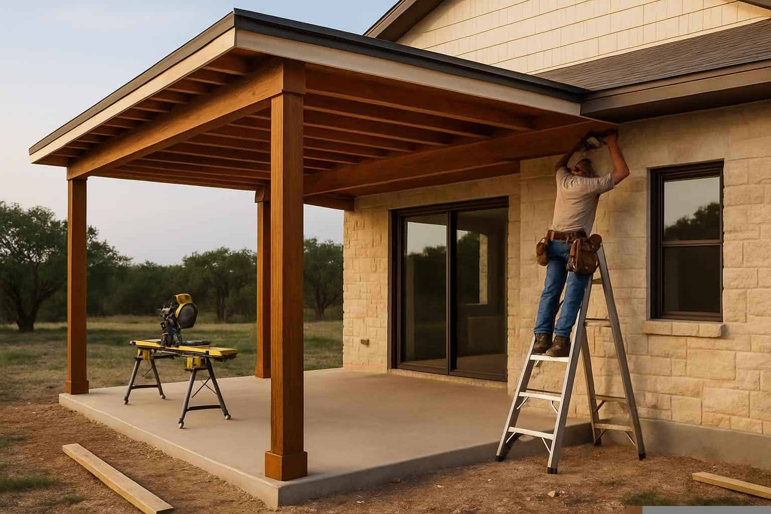 Covered Patio Contractor in Fischer TX