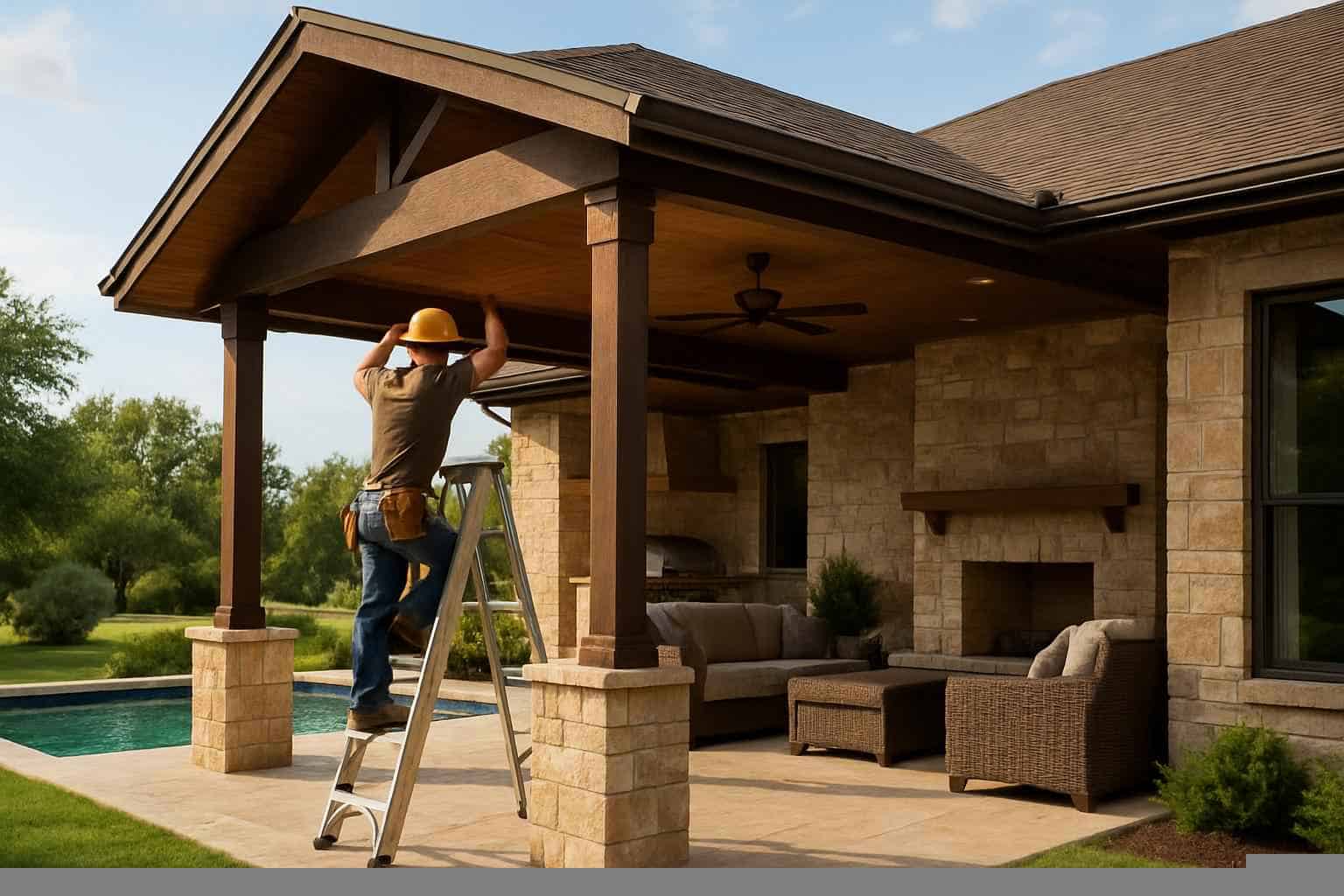 Covered Patio Contractor in Marble Falls TX