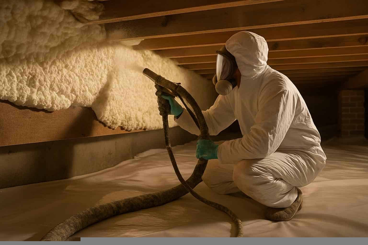 Spray Foam Insulation Contractor In Marble Falls TX Crawl Space Spray Foam Service in Marble Falls TX