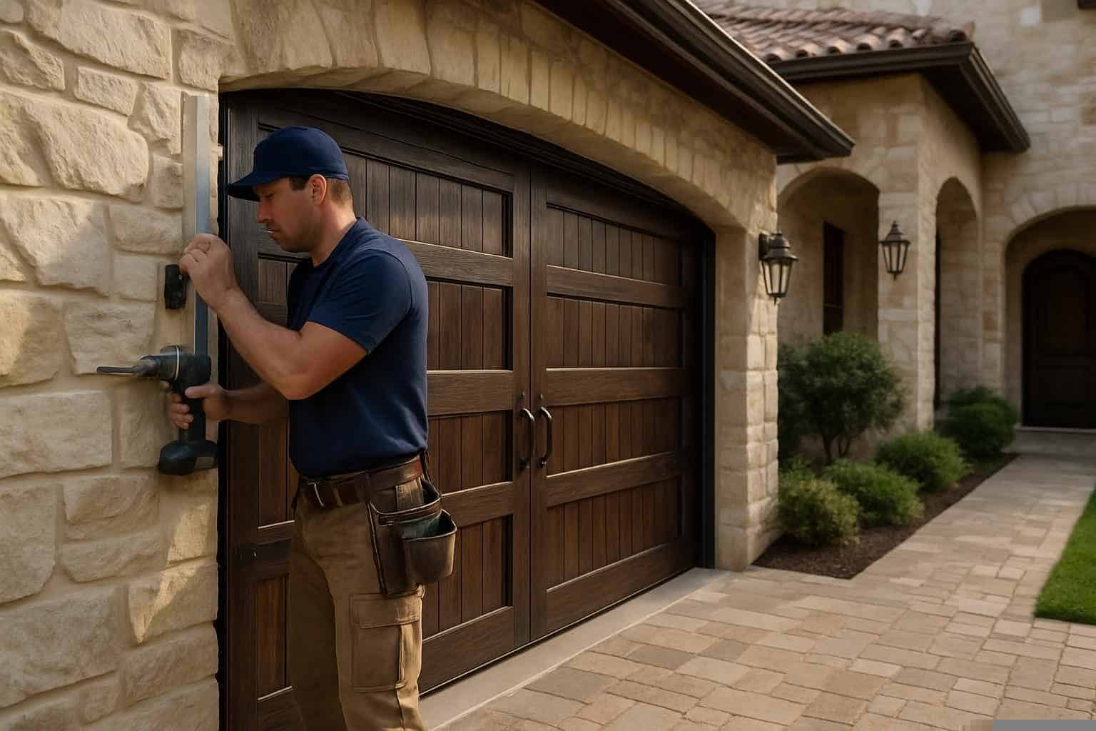 Custom Garage Door Installation in Fischer TX