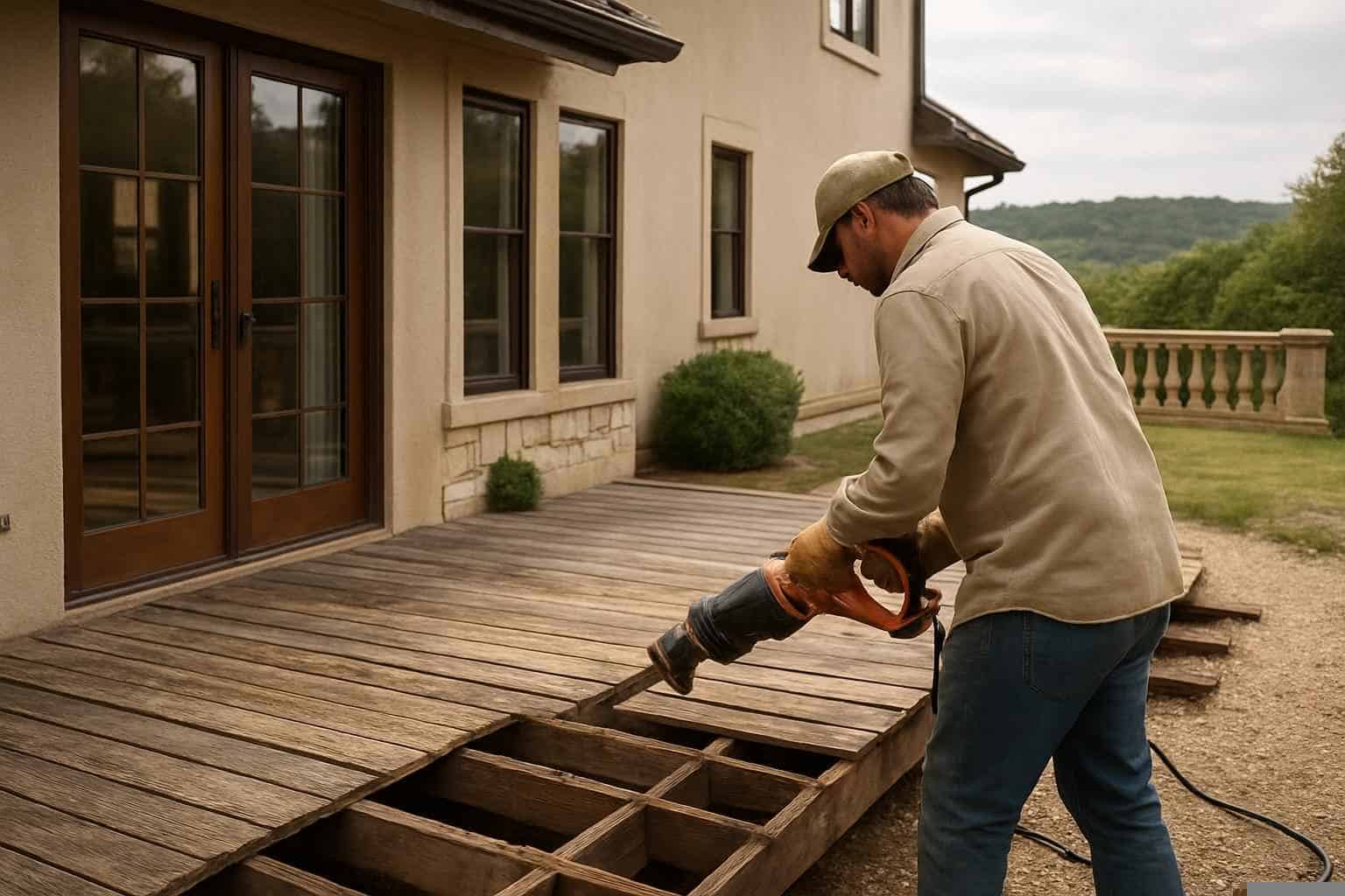 Deck Construction Contractor In Fischer TX Deck Demolition Prep Service in Fischer TX