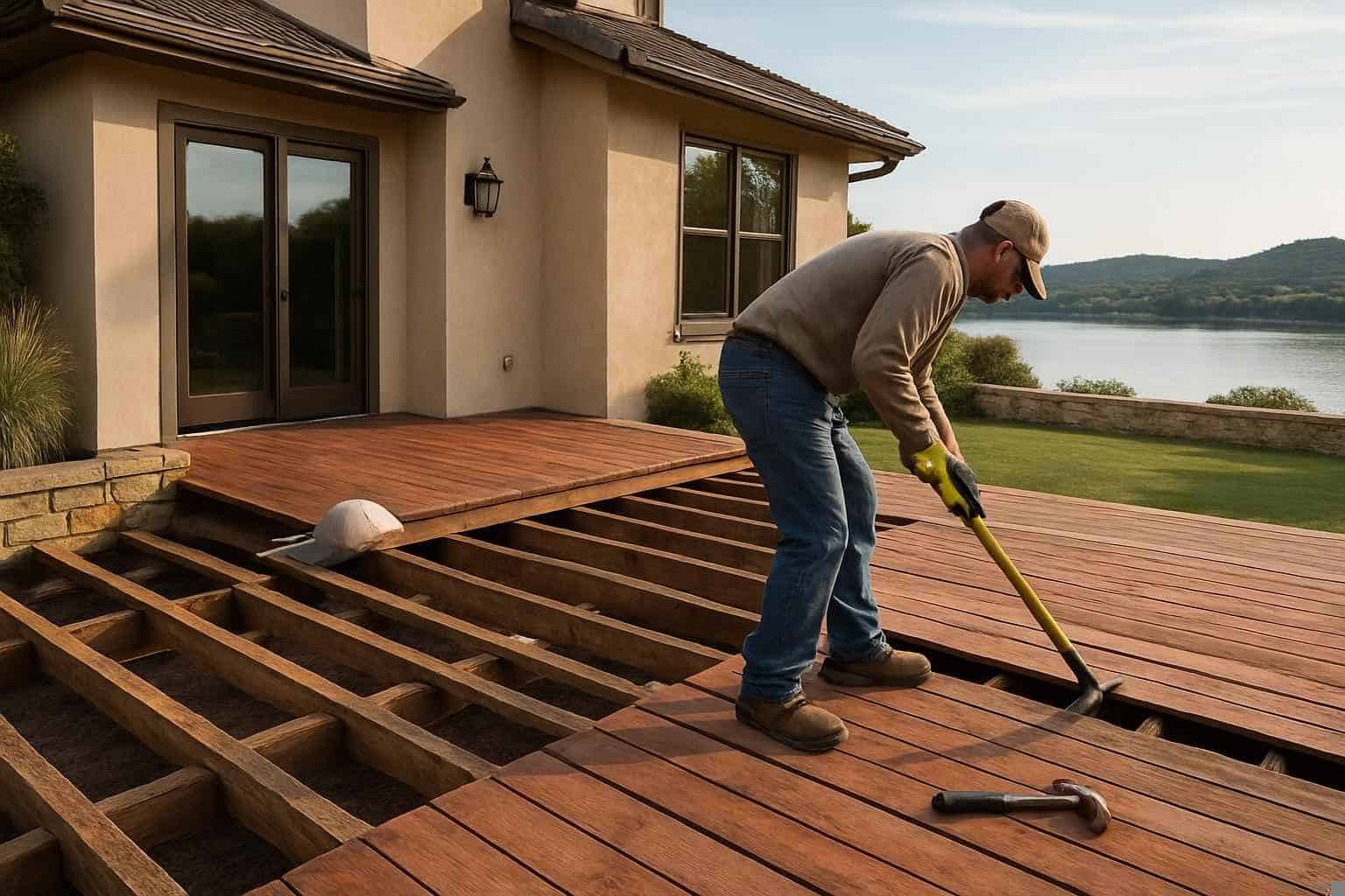 Deck Construction Contractor In Marble Falls TX Deck Demolition Prep Service in Marble Falls TX