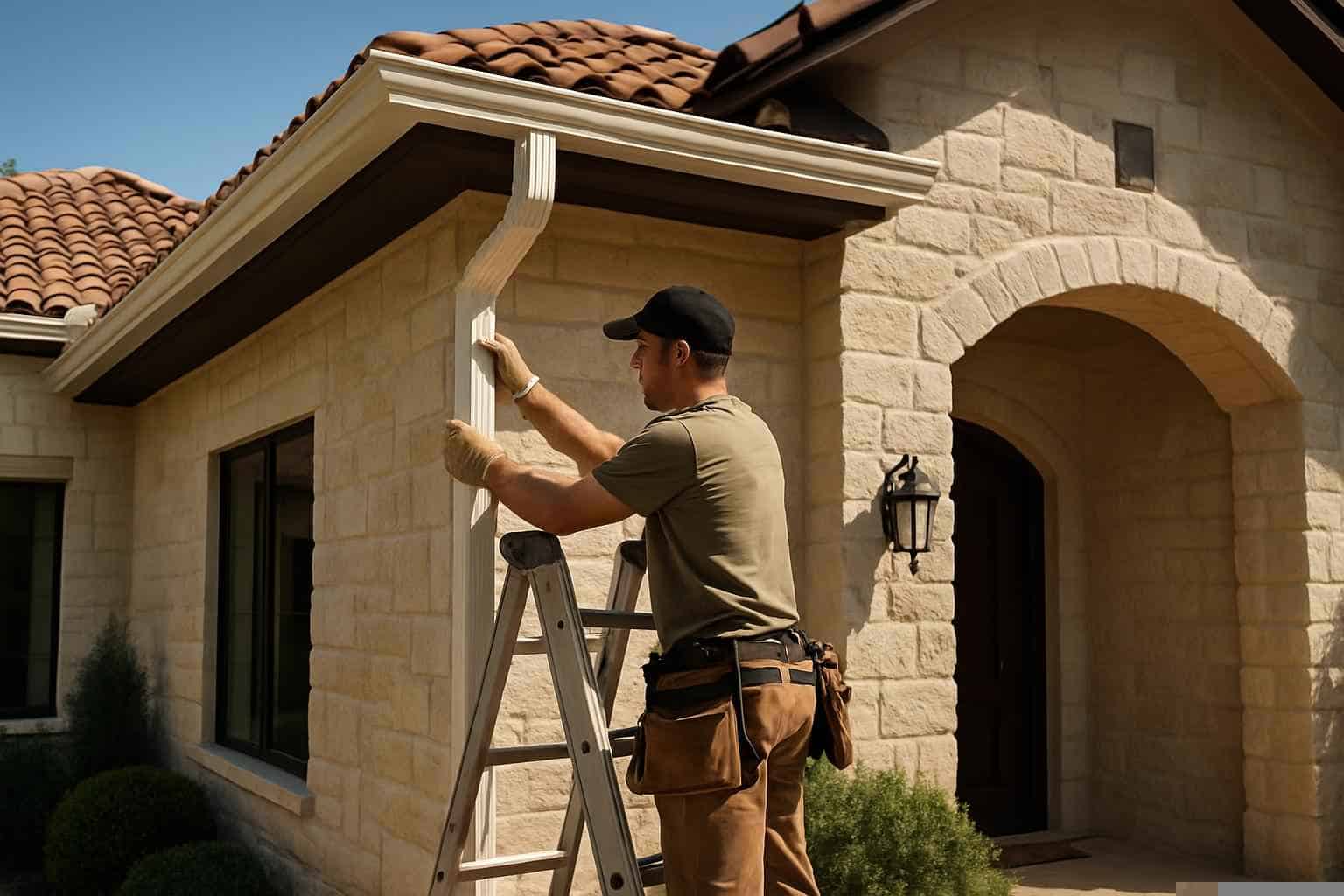 Gutter Installation Contractor In Fischer TX Downspout Installation Service in Fischer TX