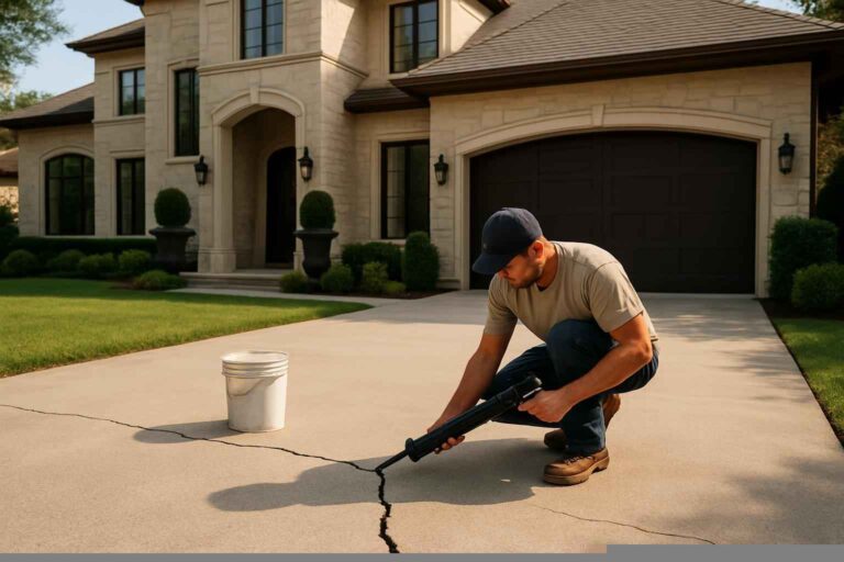 Concrete Repair Contractor In Fischer TX driveway crack repair service in fischer tx