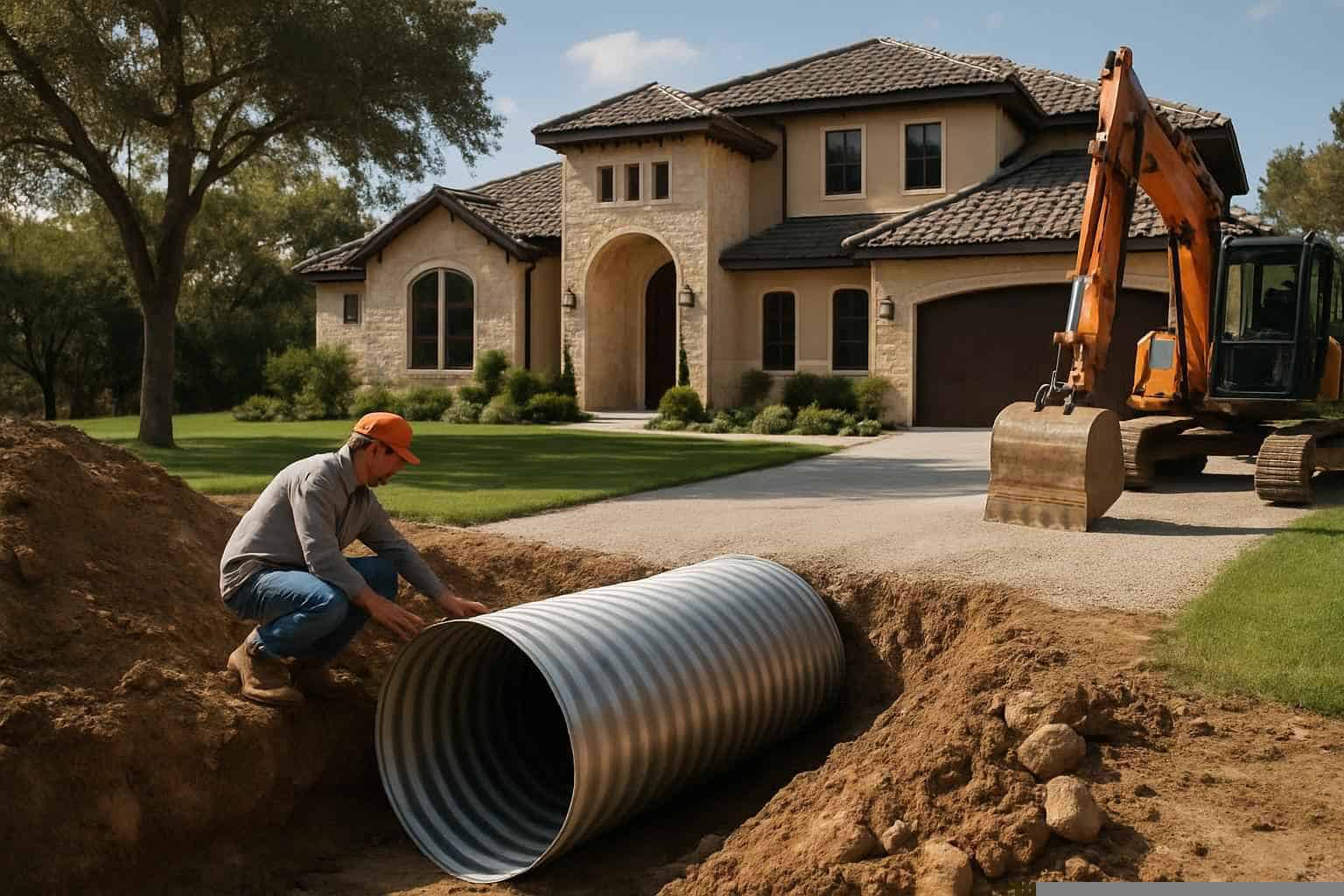 Driveway Culvert Installation Service in Fischer TX