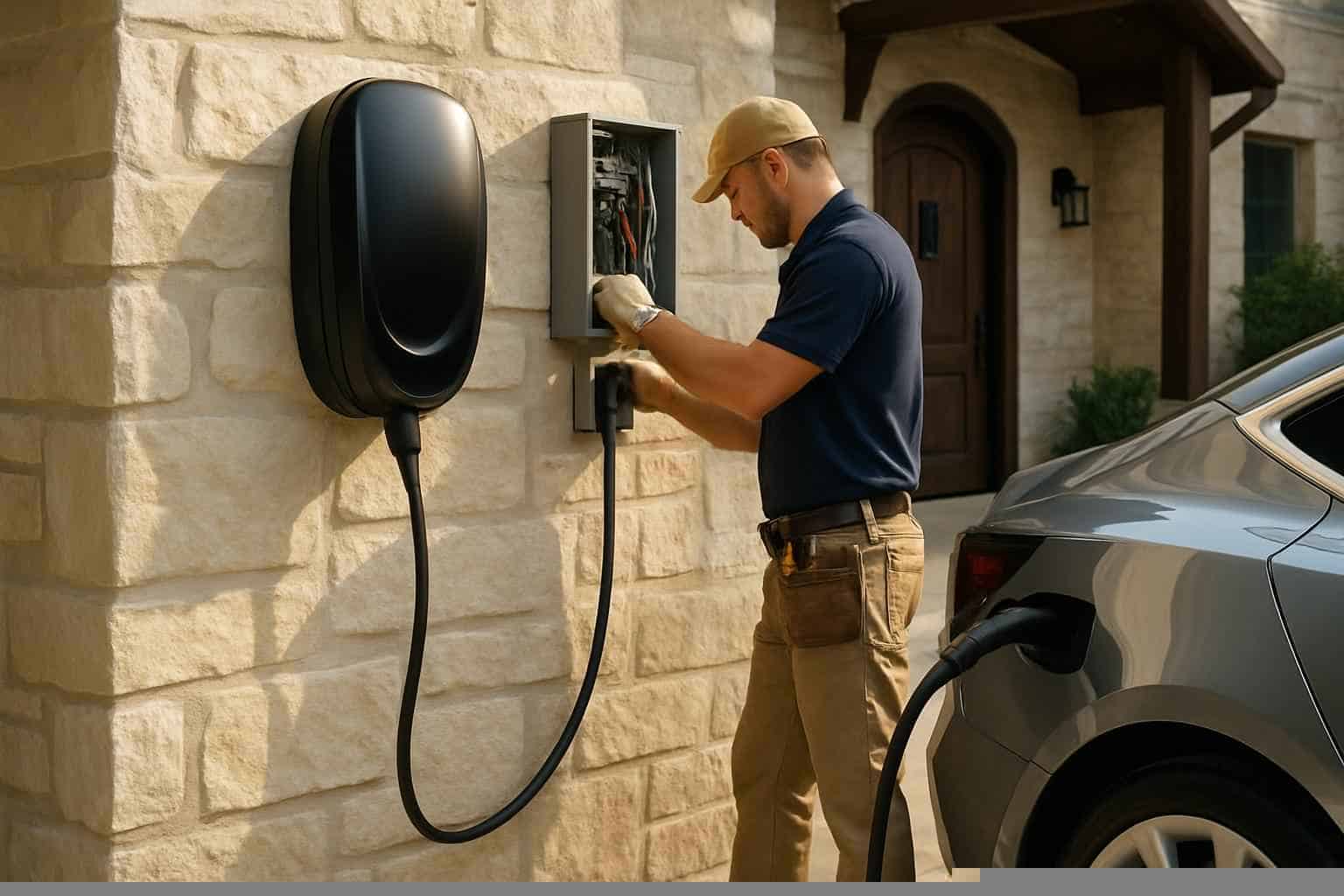 Electrical Contractor In Fischer TX EV Charger Installation Contractor in Fischer TX