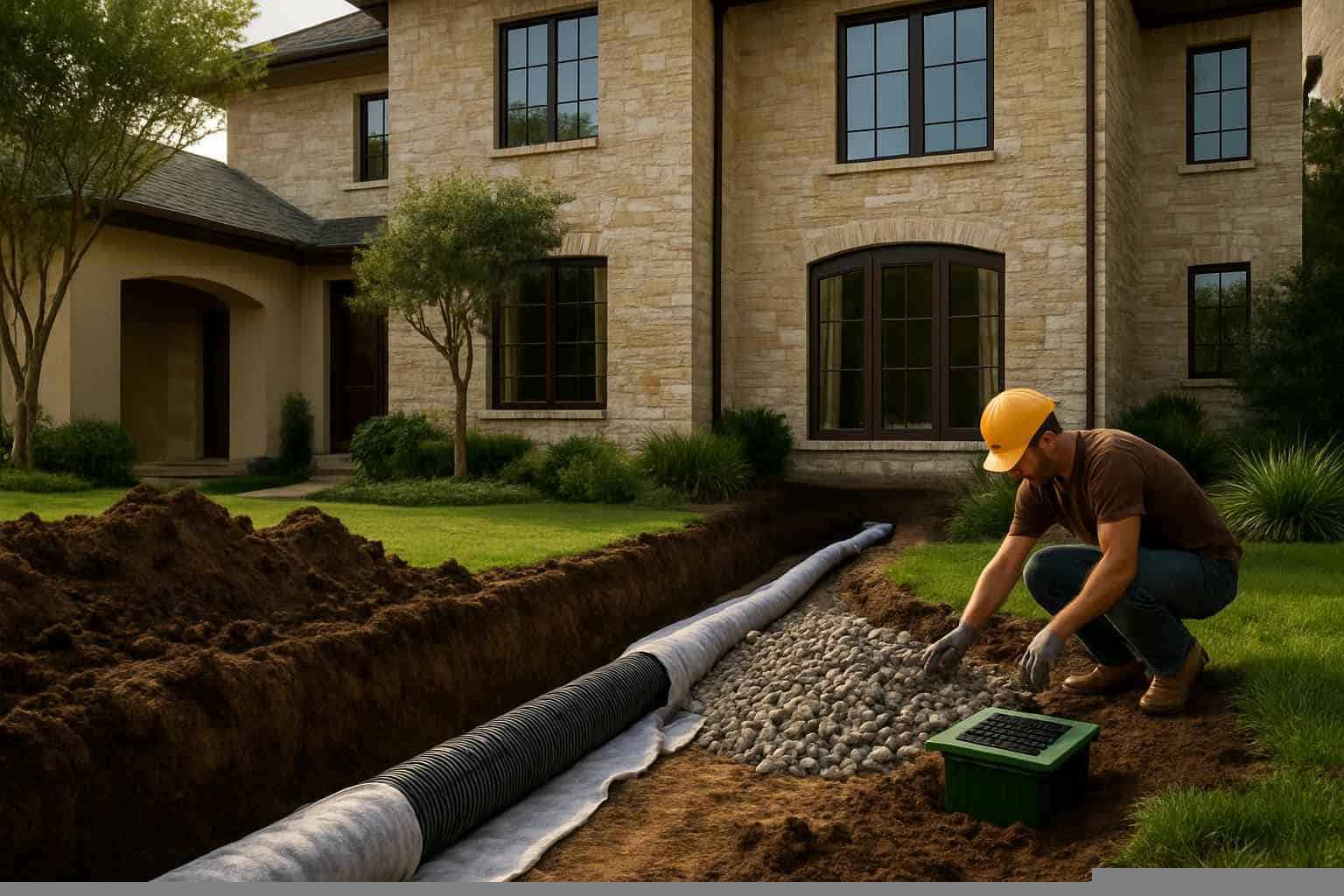 Foundation Drainage Correction Service in Fischer TX
