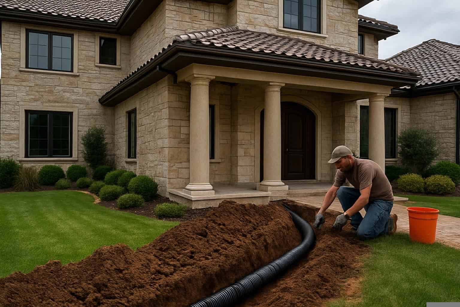 Foundation Drainage Correction Service in Marble Falls TX