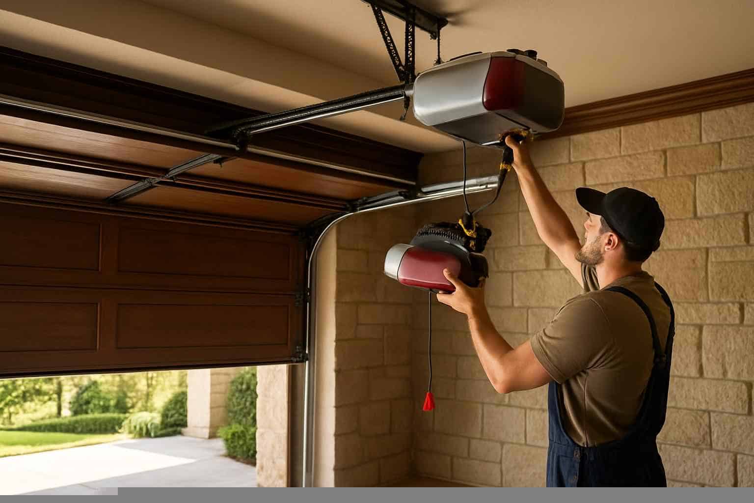 garage door opener installation in pontotoc
