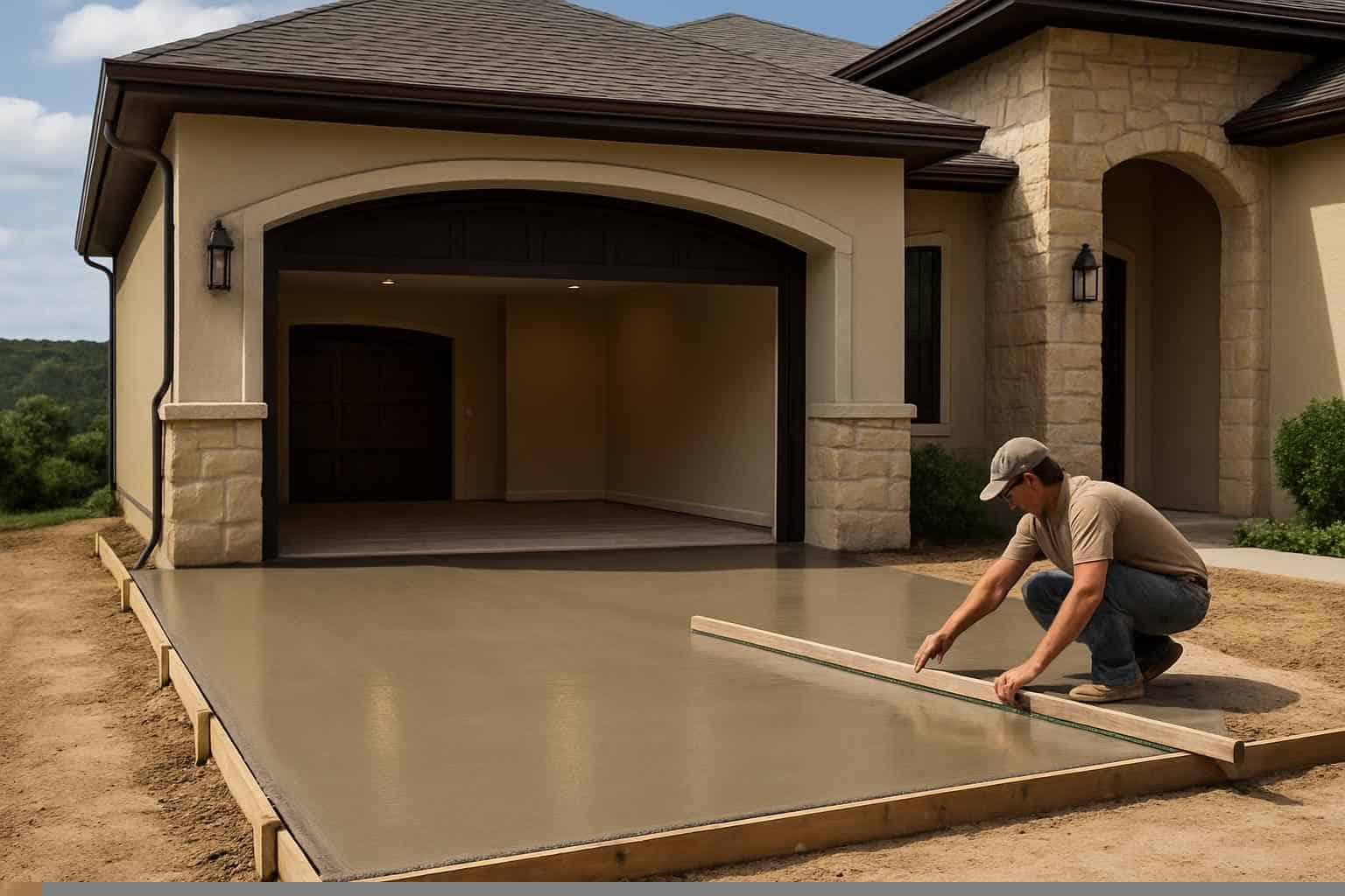Garage Slab Installation Service in Marble Falls TX
