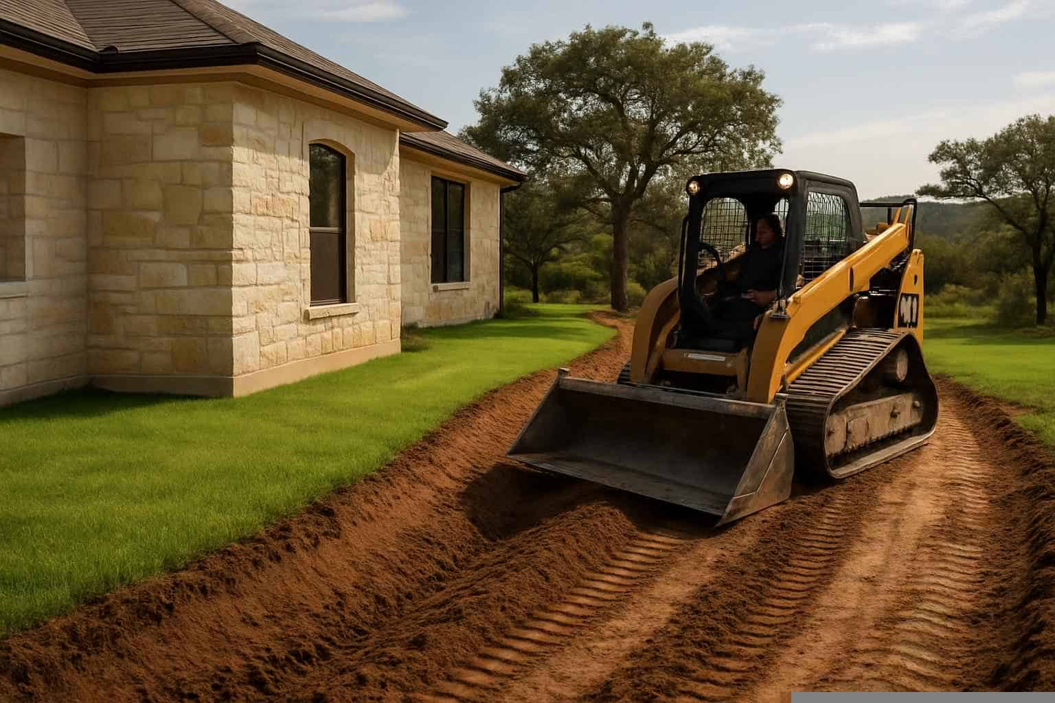 Grading Swale Contractor in Fischer TX