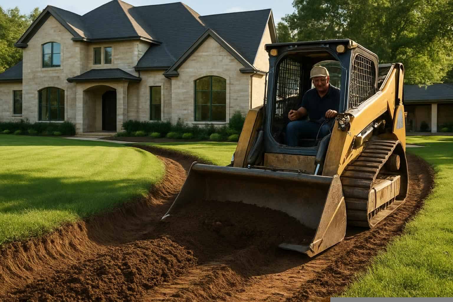 Grading Swale Contractor in Marble Falls TX