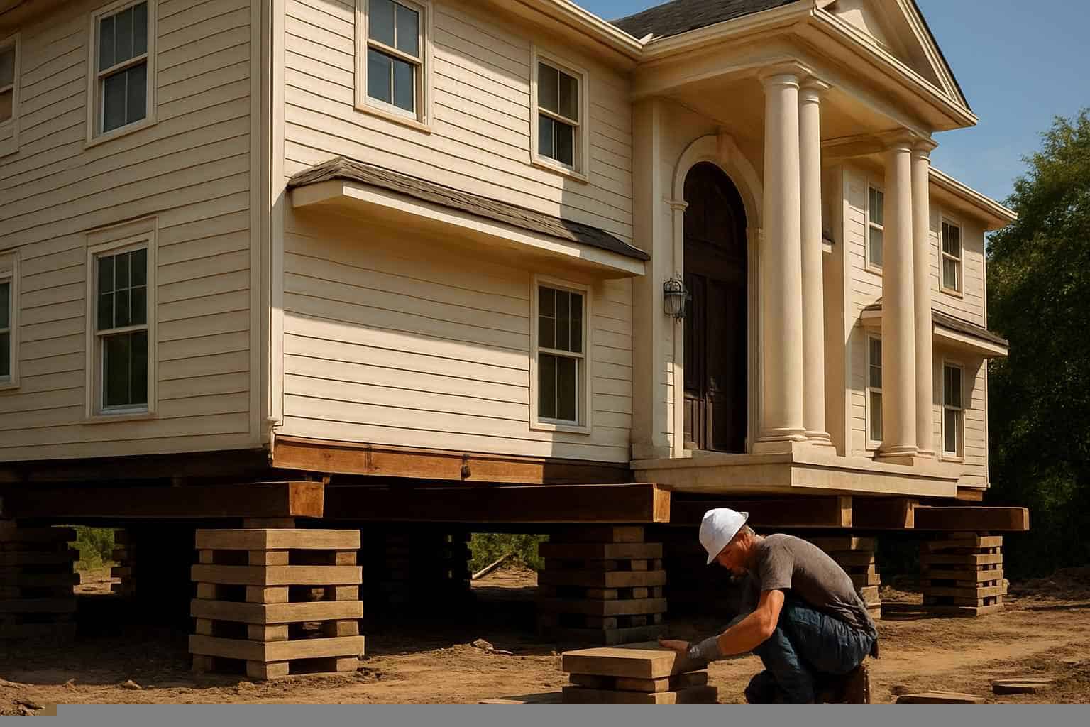 House Lifting Shimming Contractor in Fischer TX