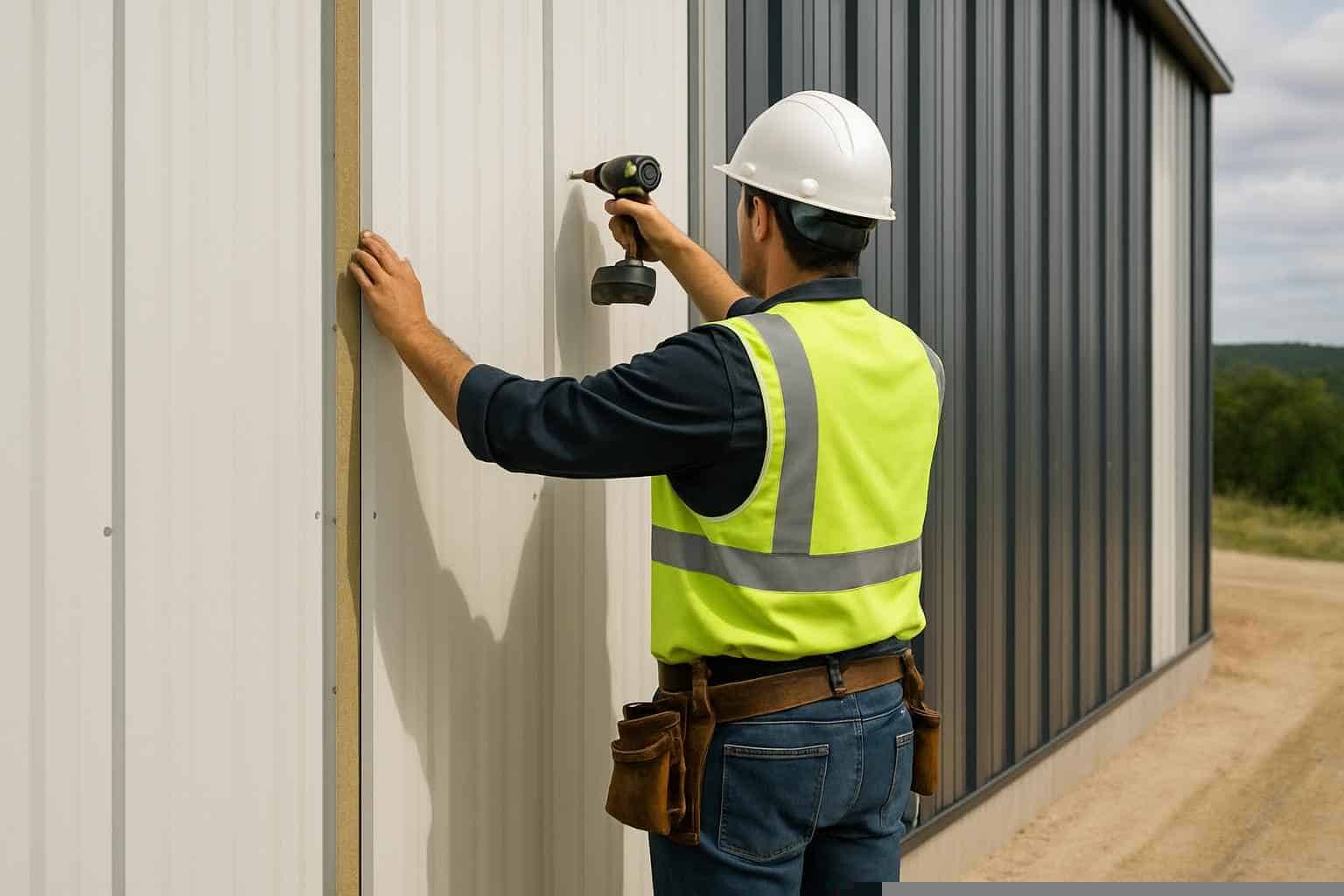 Metal Building Construction Contractor In Fischer TX Insulated Metal Panel Installer in Fischer TX