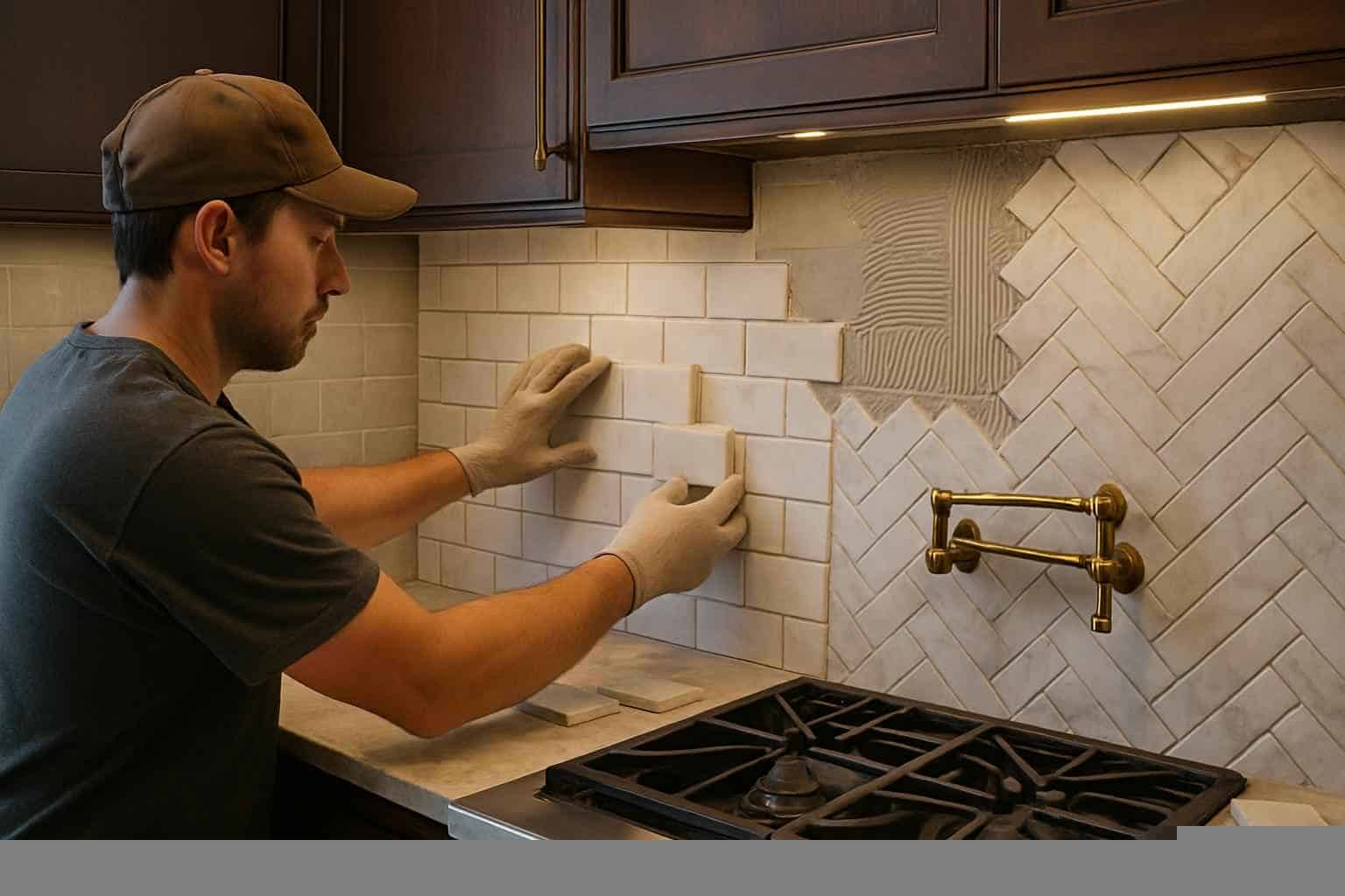 Tile Contractor In Fischer TX Kitchen Backsplash Tile Installer in Fischer TX