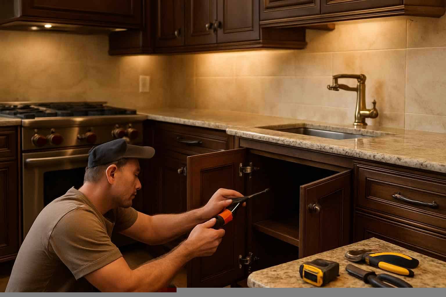 Kitchen Cabinet Repair Service in Marble Falls TX
