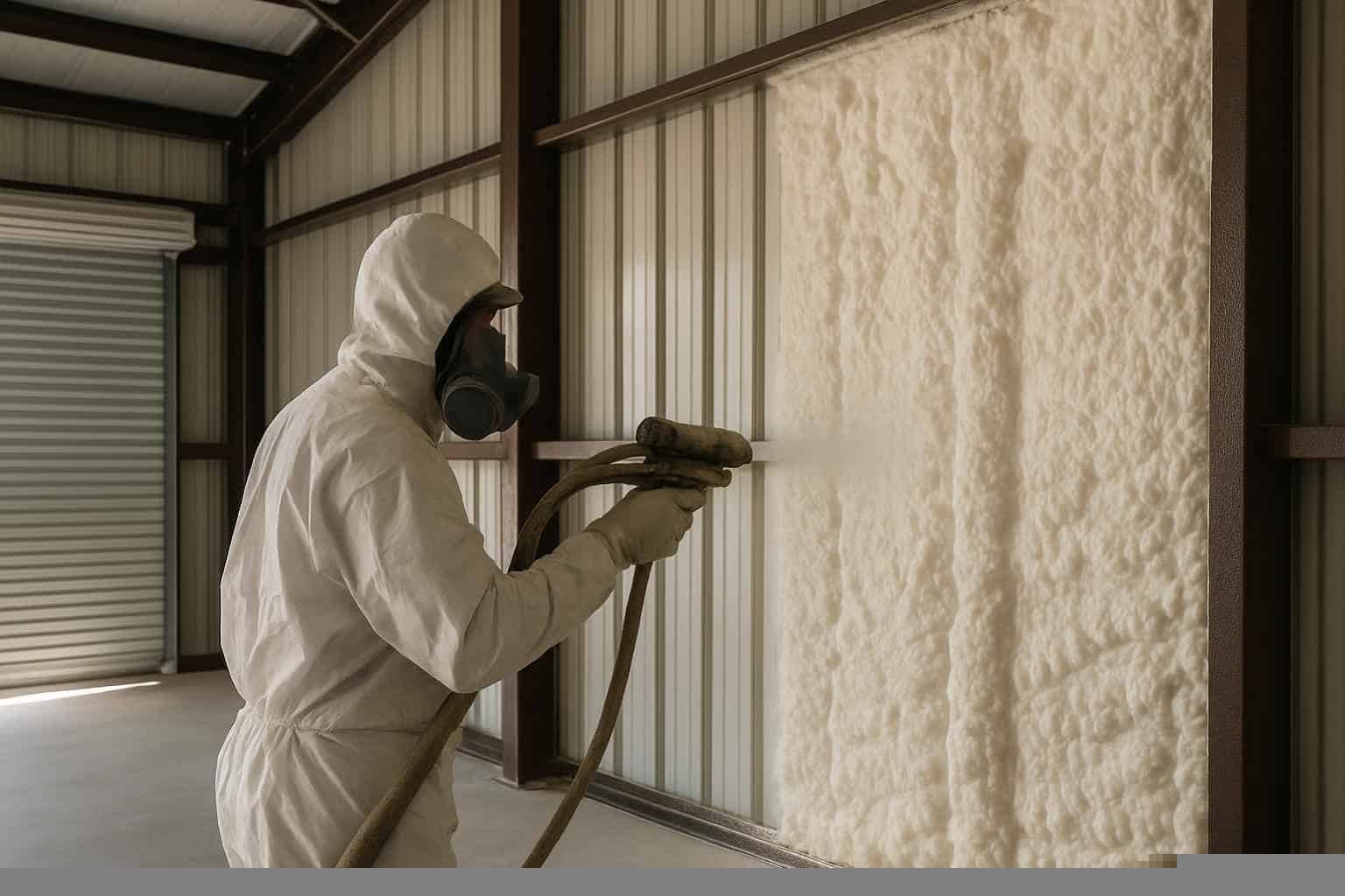 Metal Building Spray Foam Contractor in Fischer TX