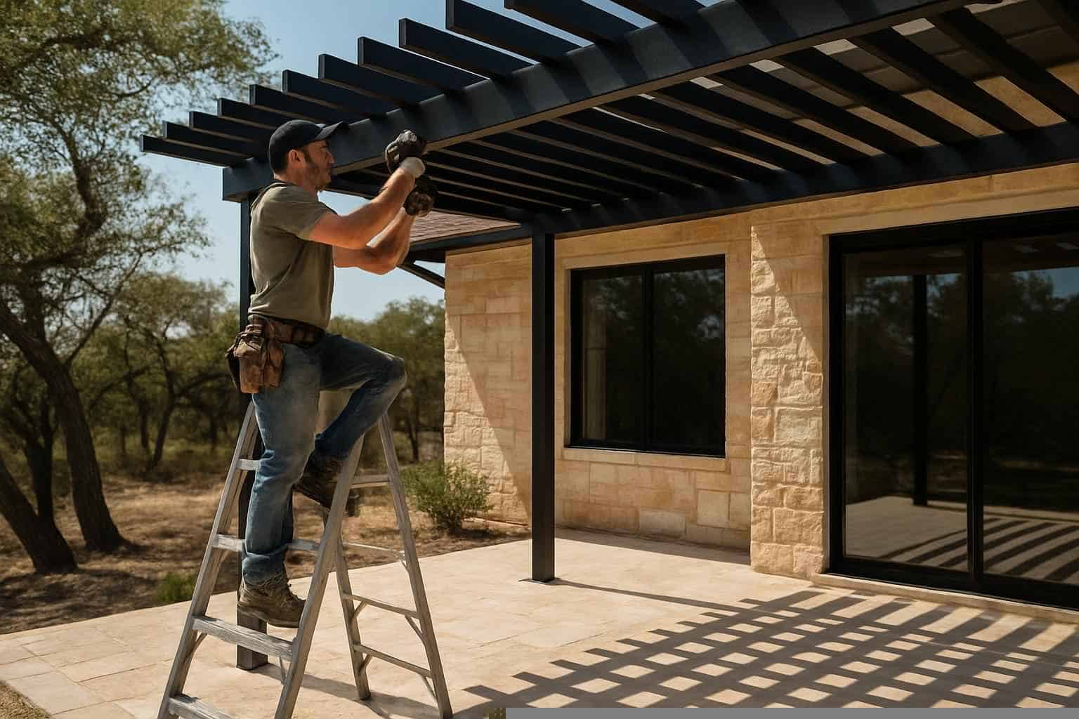 Metal Pergola Builder in Fischer TX