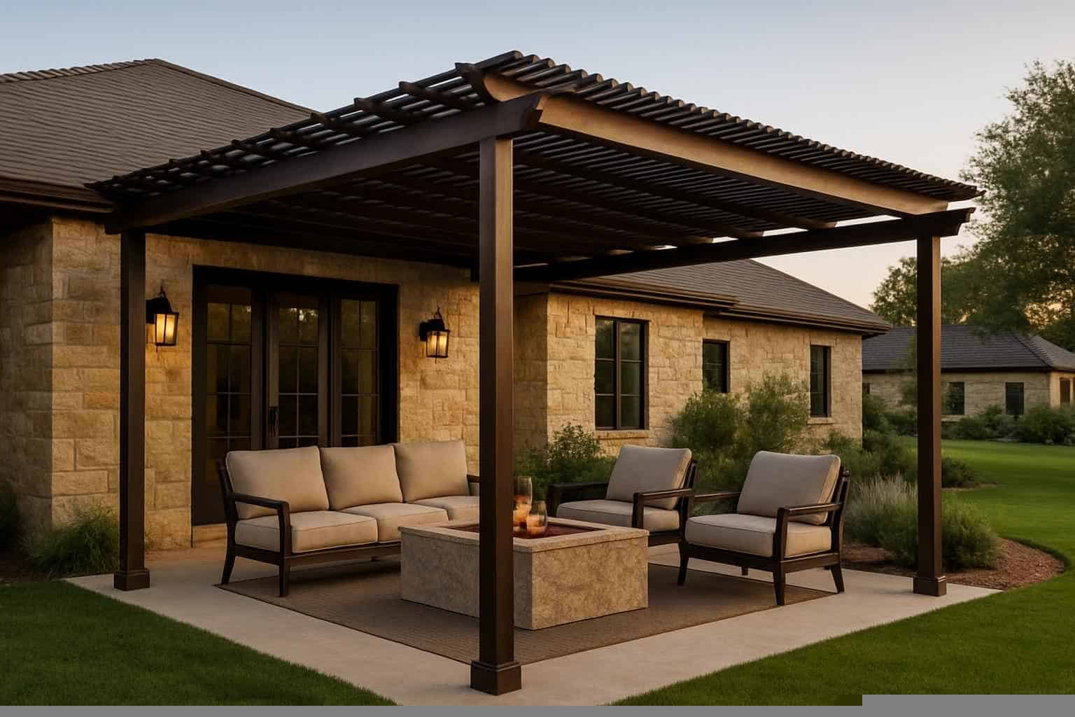 metal pergola builder in pontotoc