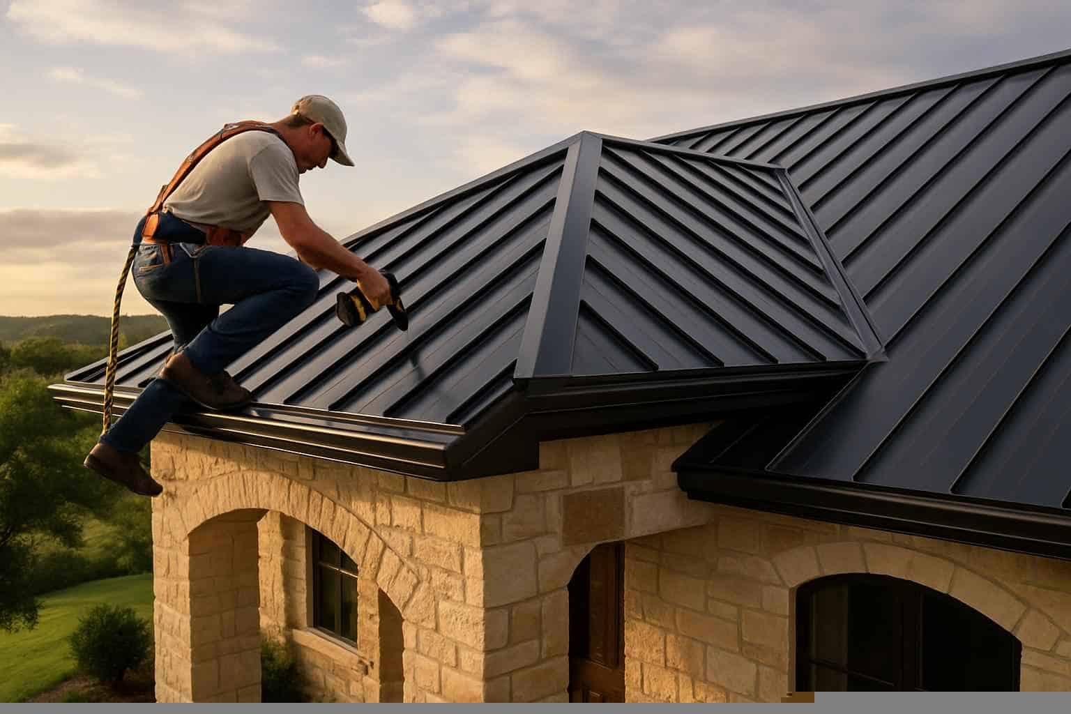 Metal Building Construction Contractor In Marble Falls TX Metal Roof Installation Service in Marble Falls TX