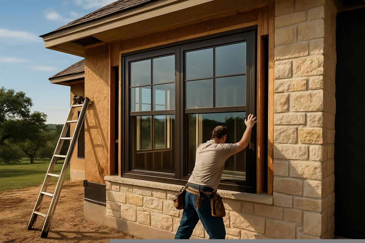 New Construction Window Installation in Fischer TX