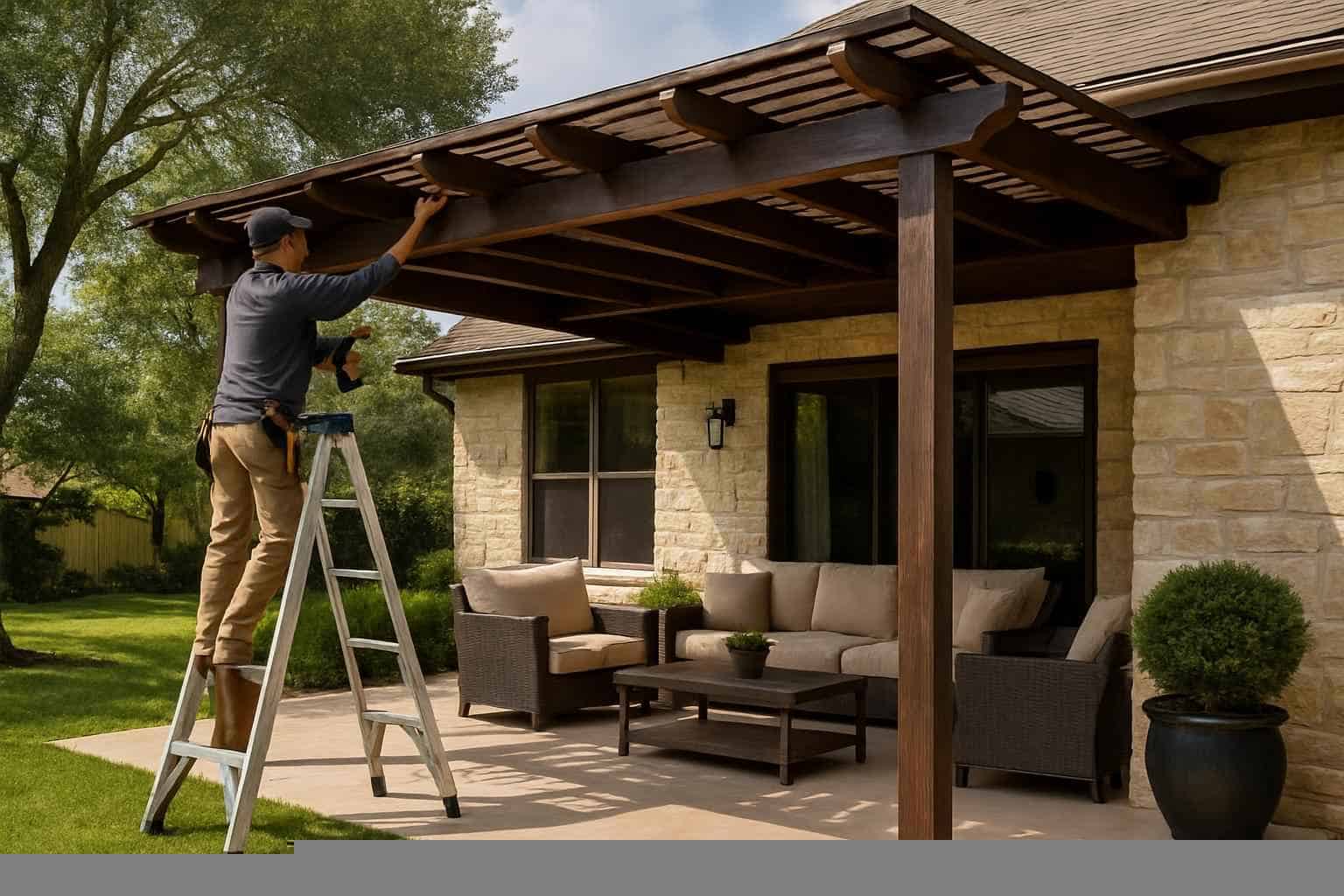 Patio Cover Installation Contractor In Burnet TX Patio Cover Repair Service in Burnet TX