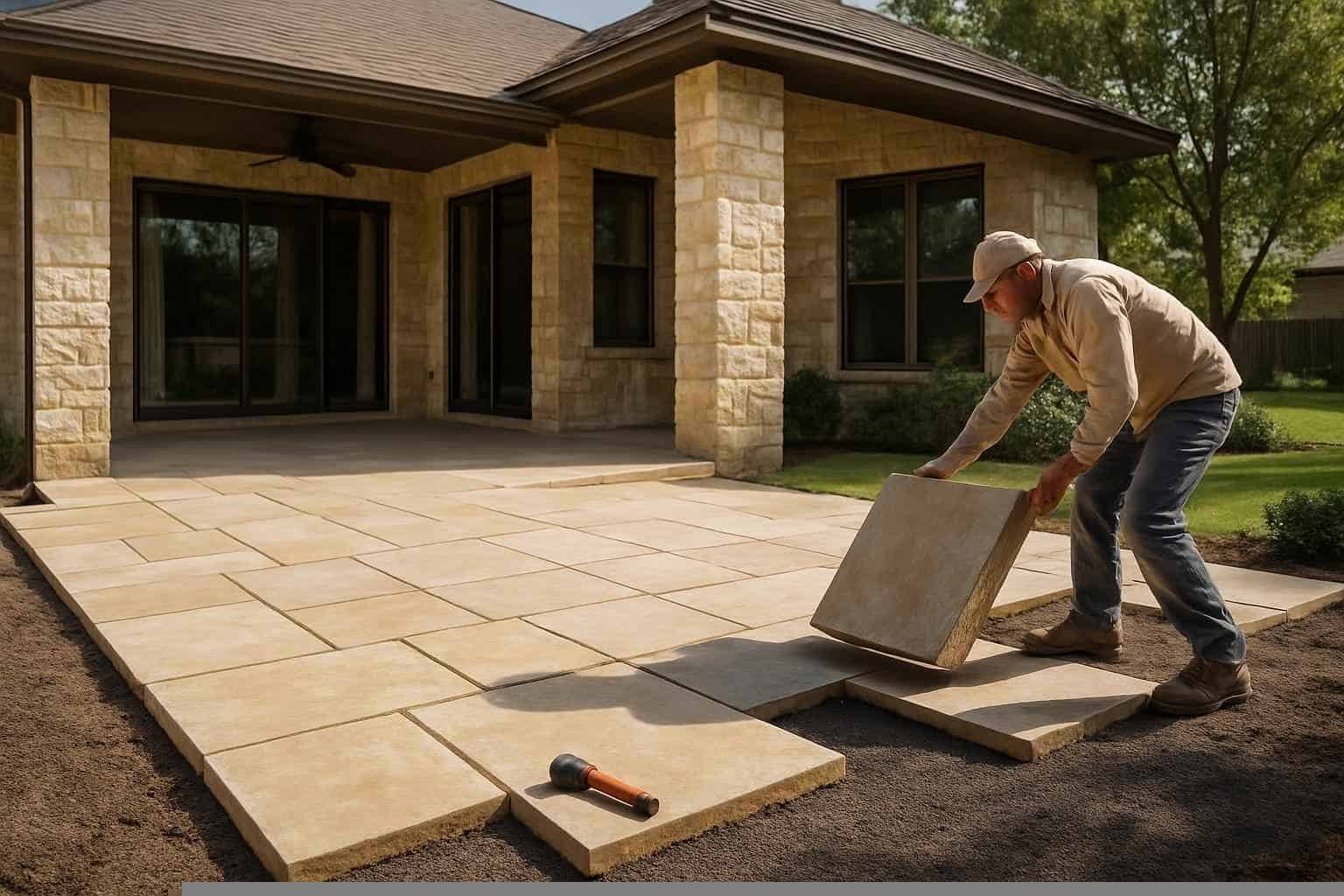 Patio Slab Installation Service in Burnet TX
