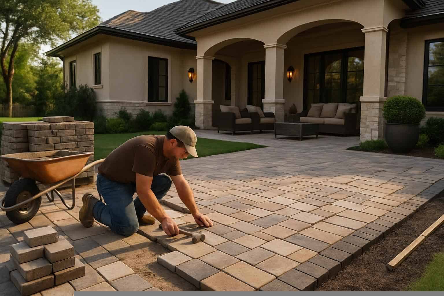 Paver Patio Installation Company in Fischer TX