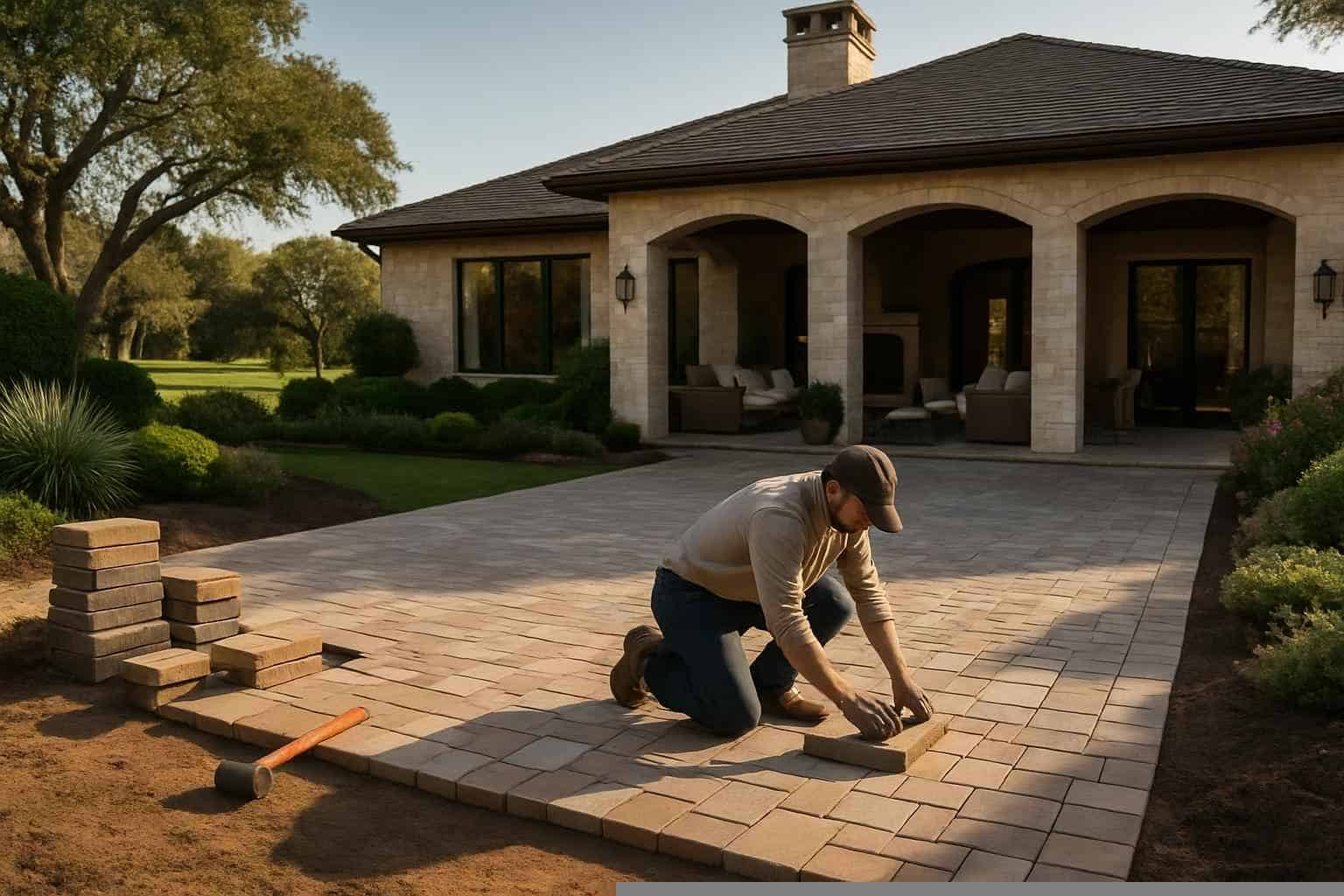Paver Patio Installation Company in Marble Falls TX