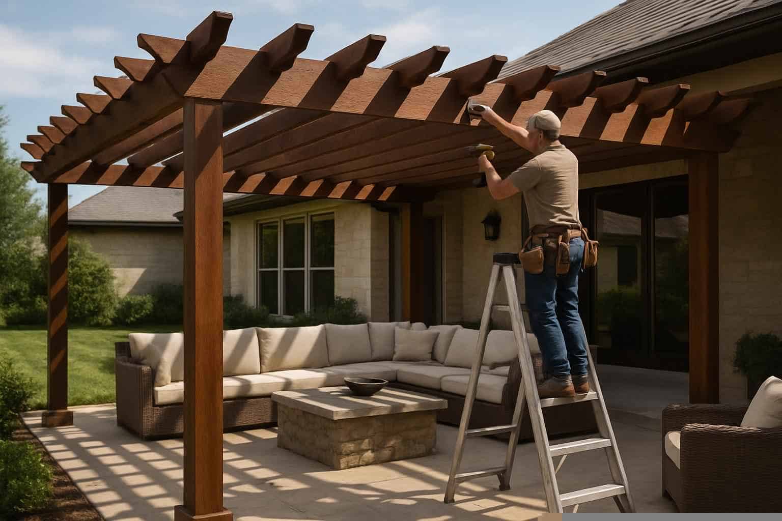 pergola repair service in pontotoc