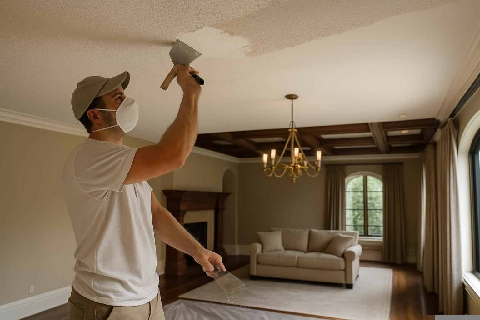 Popcorn Ceiling Removal Service in Burnet TX