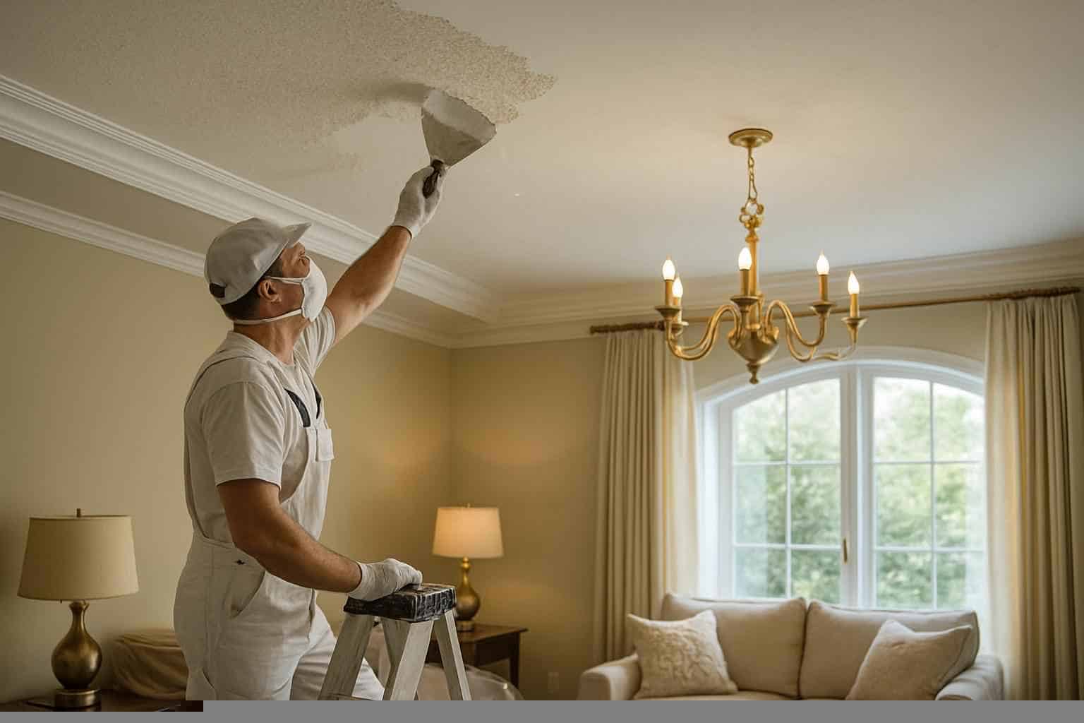 Popcorn Ceiling Removal Service in Fischer TX
