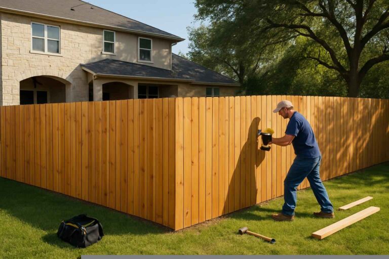 Fence Installation Contractor In Burnet TX privacy fence installer in burnet tx