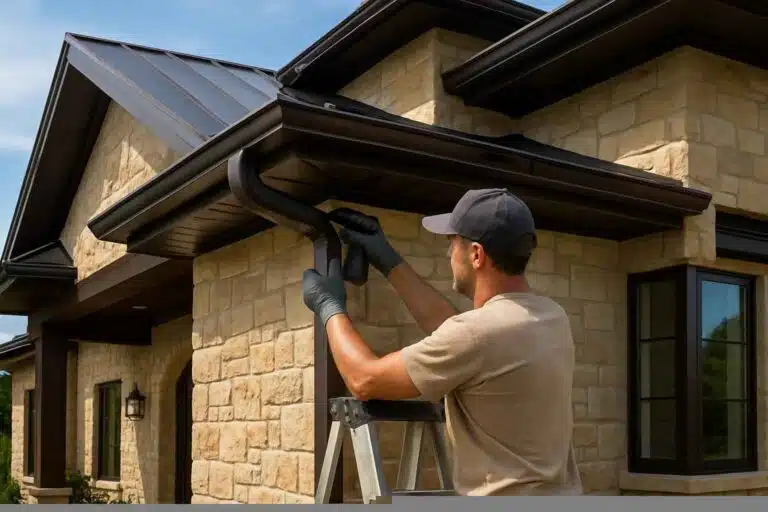 Gutter Installation Contractor In Burnet TX seamless gutter installer in burnet tx