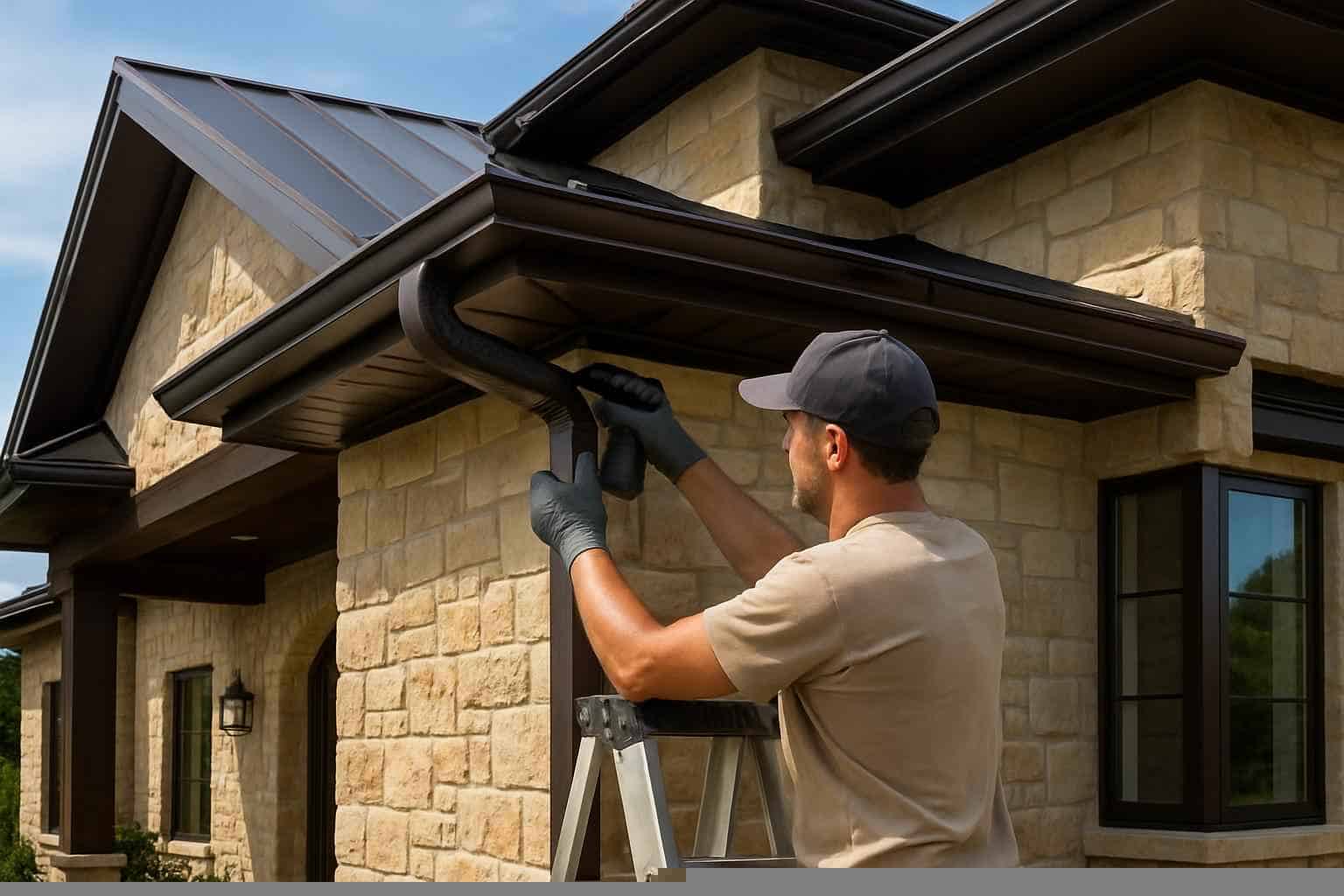 Seamless Gutter Installer in Burnet TX