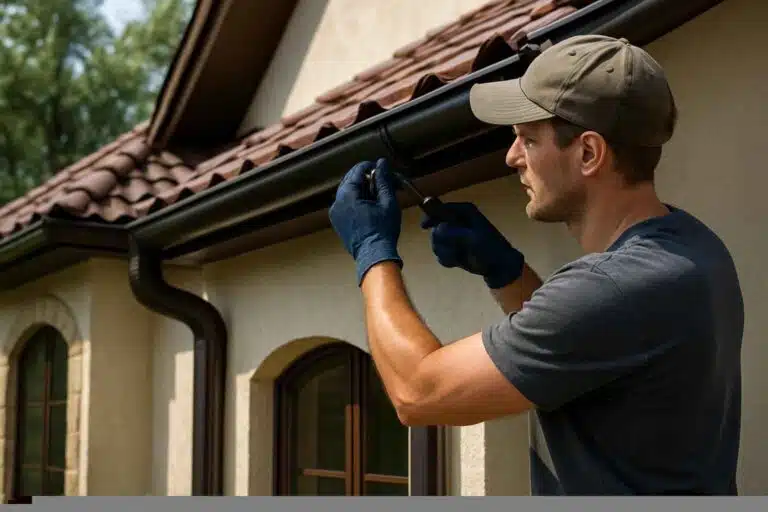 Gutter Installation Contractor In Fischer TX seamless gutter installer in fischer tx