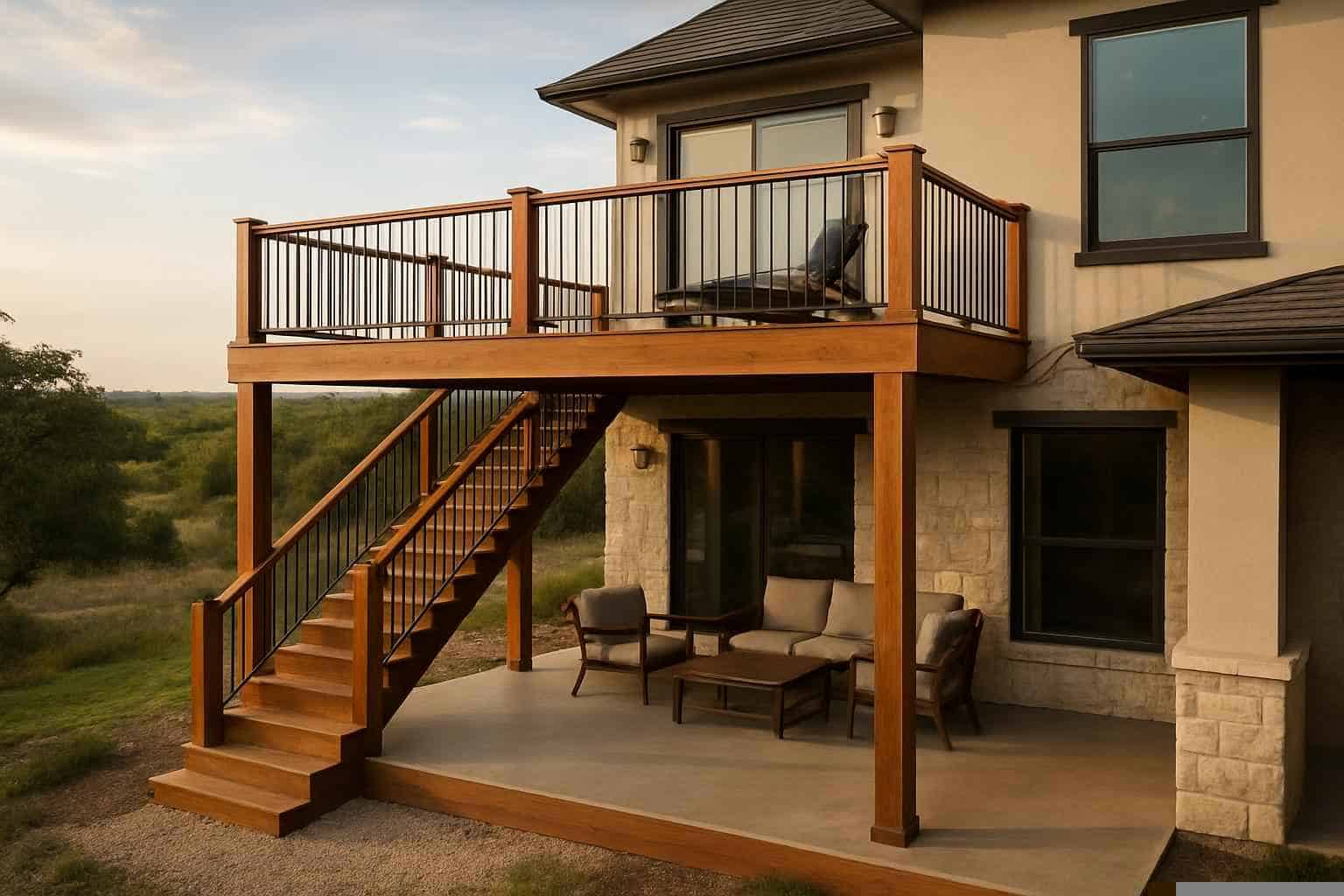 Second Story Deck Builder in Burnet TX