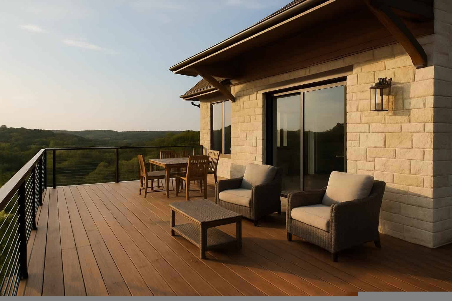 Deck Construction Contractor In Fischer TX Second Story Deck Builder in Fischer TX