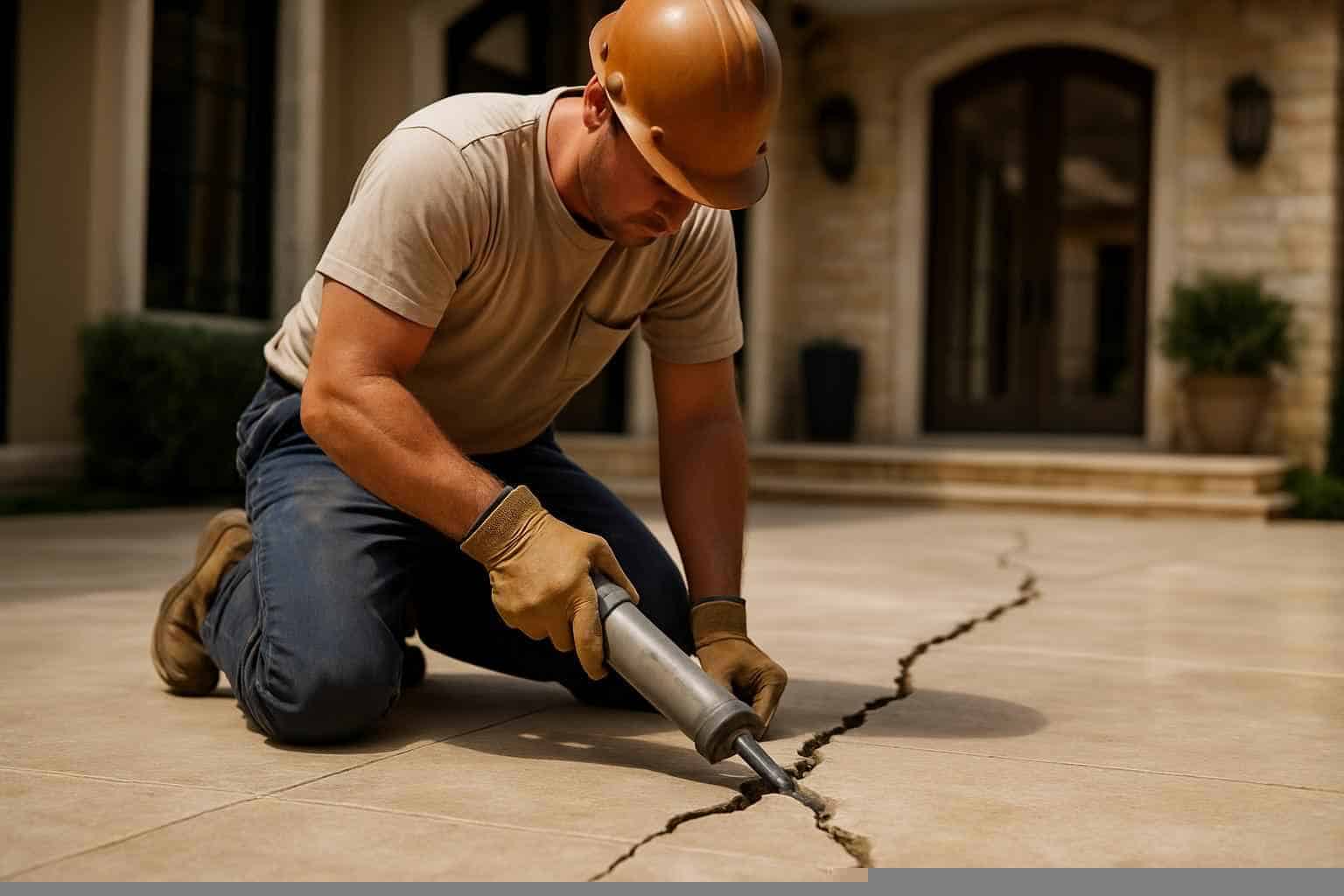 Slab Crack Repair Service in Burnet TX