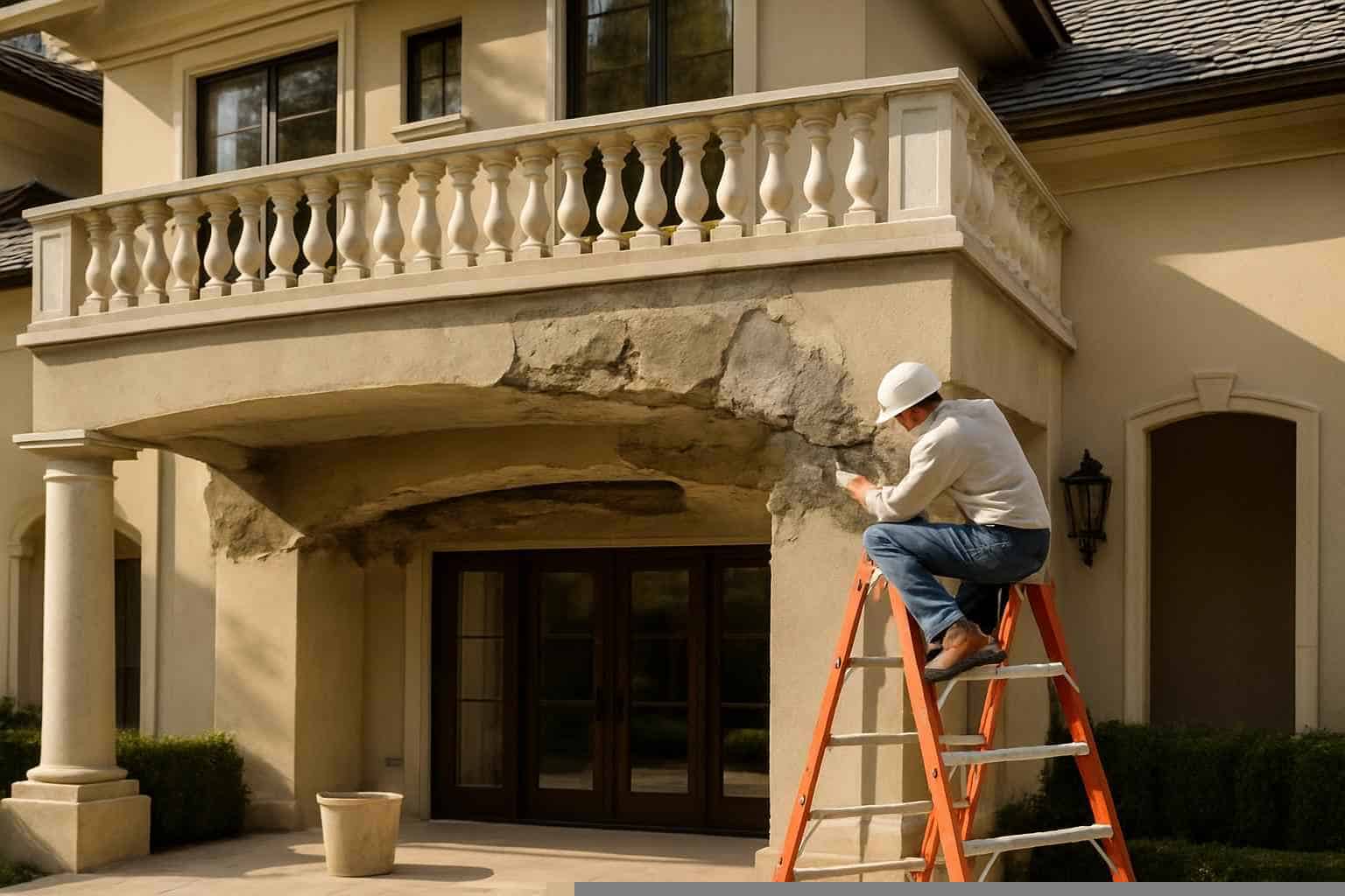 Spalling Concrete Repair Service in Fischer TX