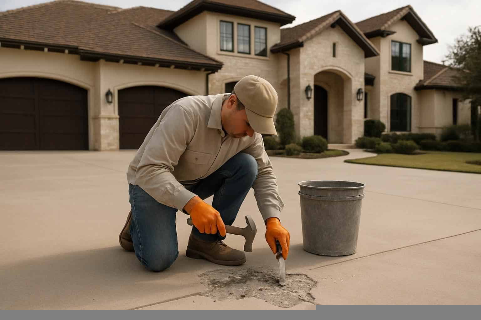 Spalling Concrete Repair Service in Marble Falls TX