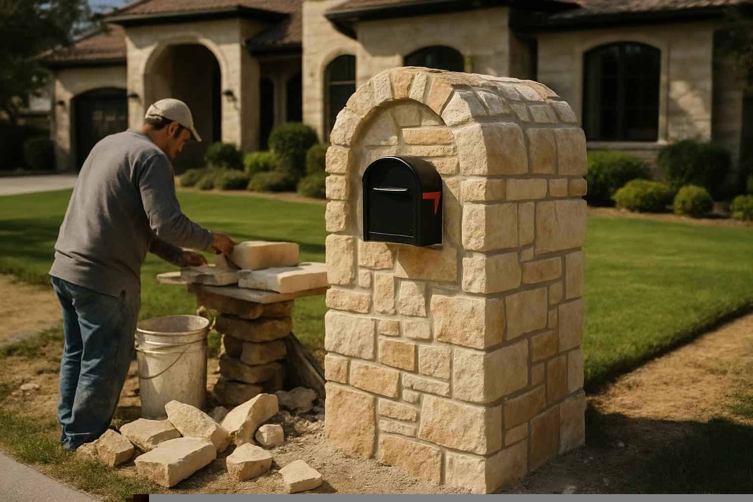 Masonry Contractor In Burnet TX Stone Mailbox Masonry Service in Burnet TX