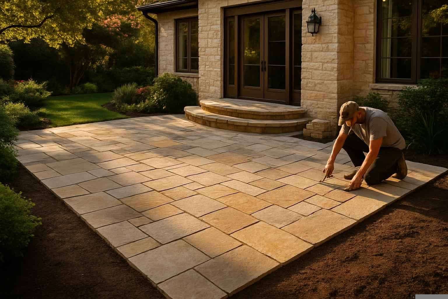 Stone Patio Installation Service in Marble Falls TX