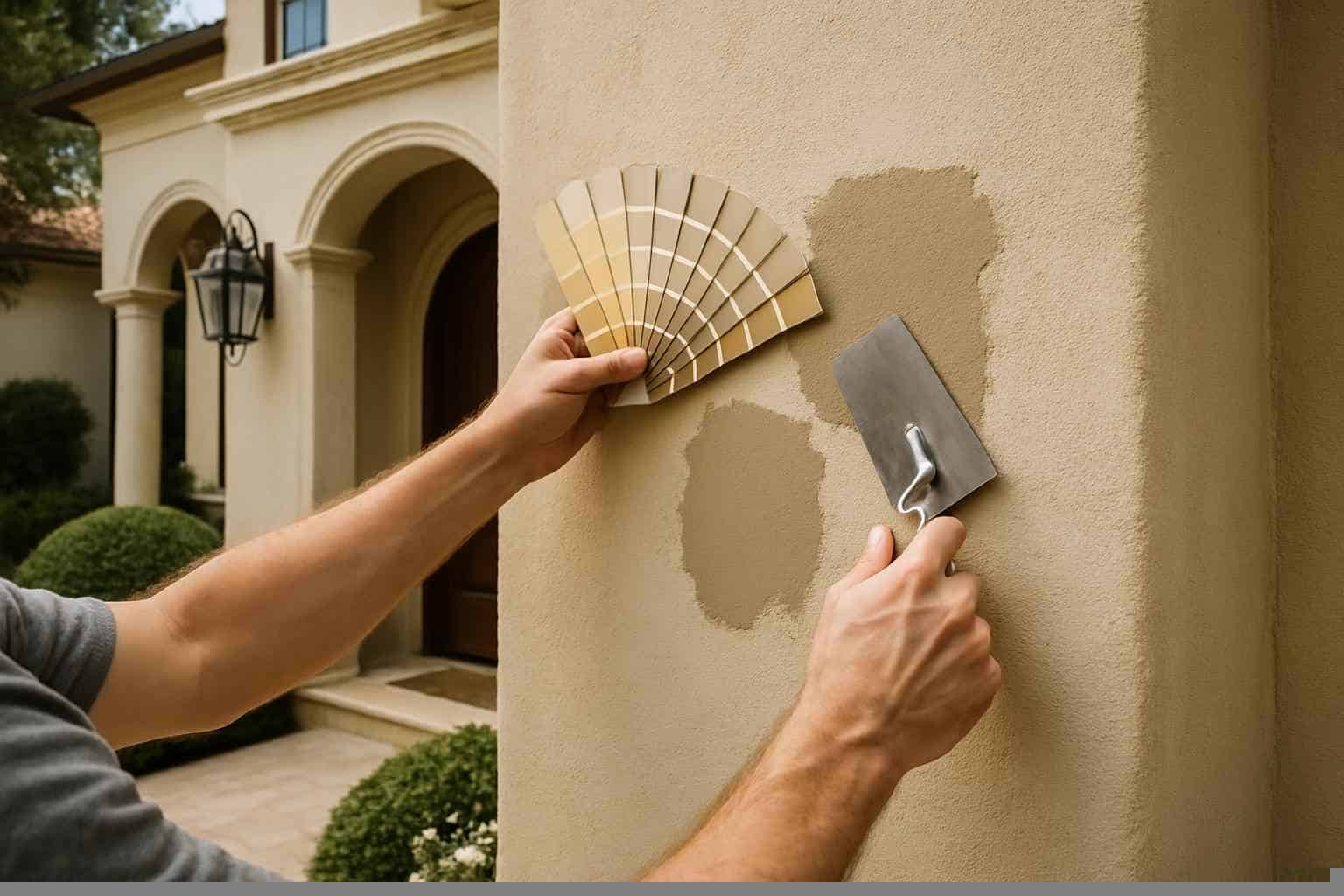 Stucco Color Match Service in Burnet TX