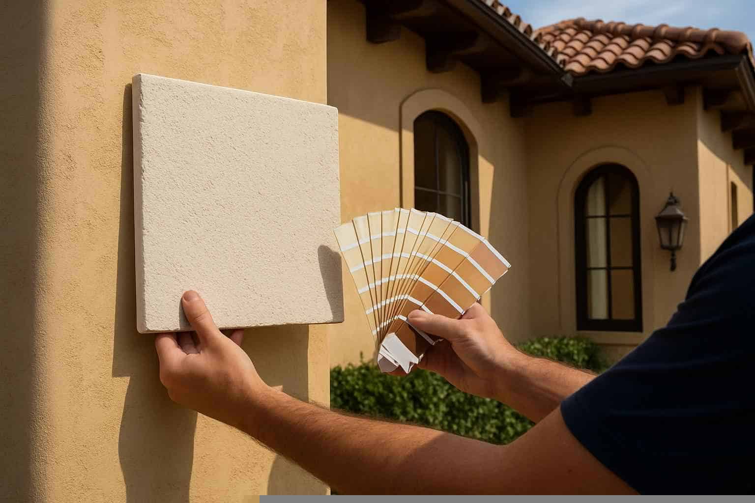 Stucco Color Match Service in Marble Falls TX