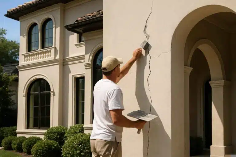 Stucco Crack Repair Service in Marble Falls TX