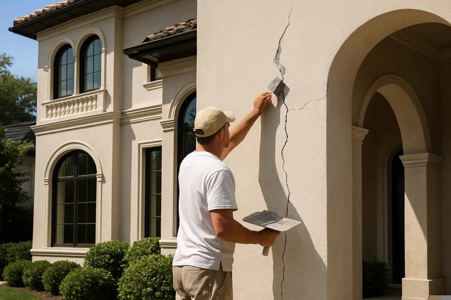 Stucco Crack Repair Service in Marble Falls TX