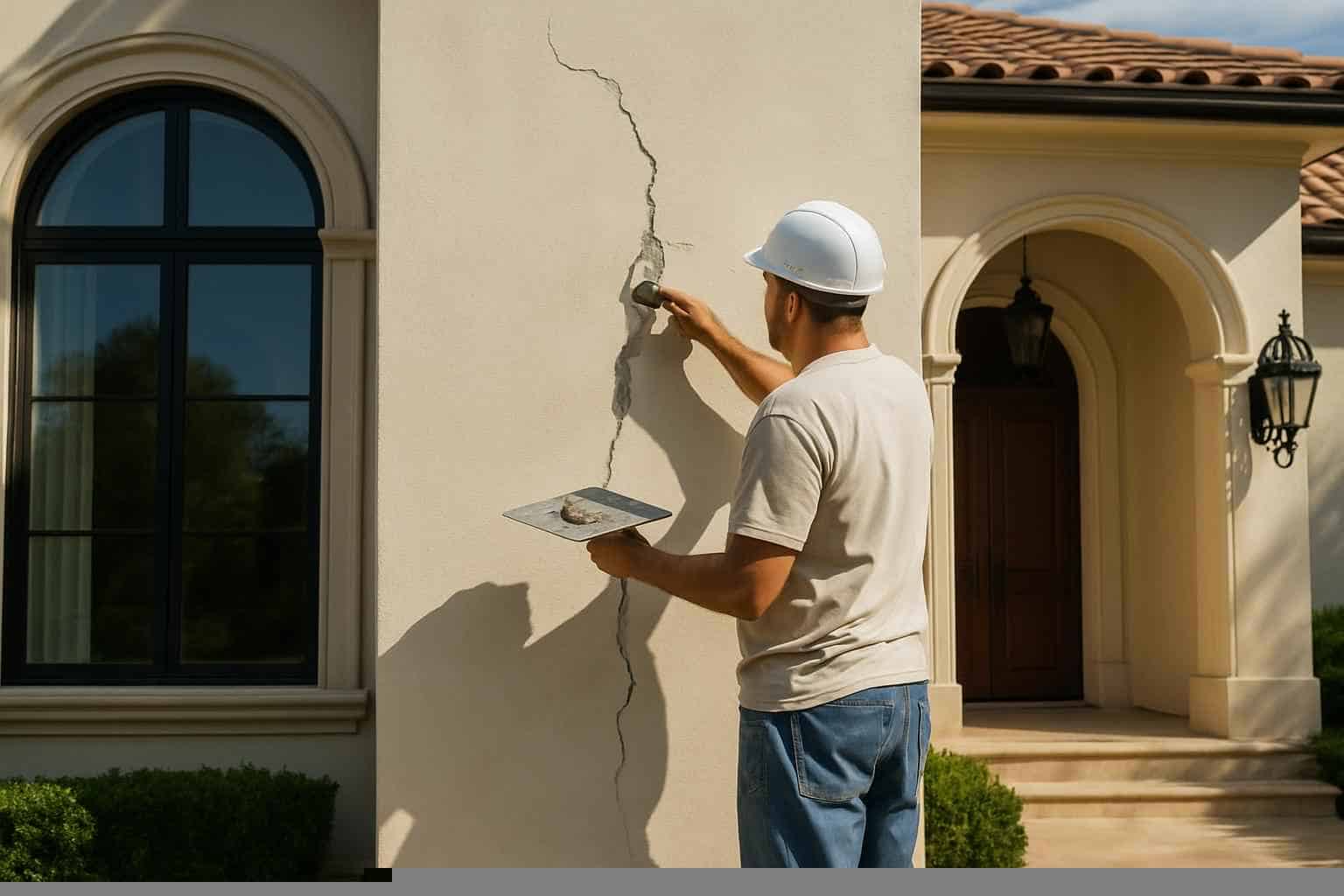 Stucco Repair Contractor In Pontotoc TX stucco crack repair service in pontotoc