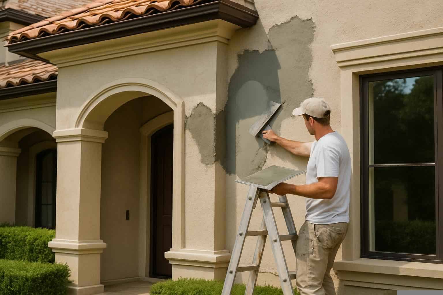 Stucco Patch Service in Burnet TX