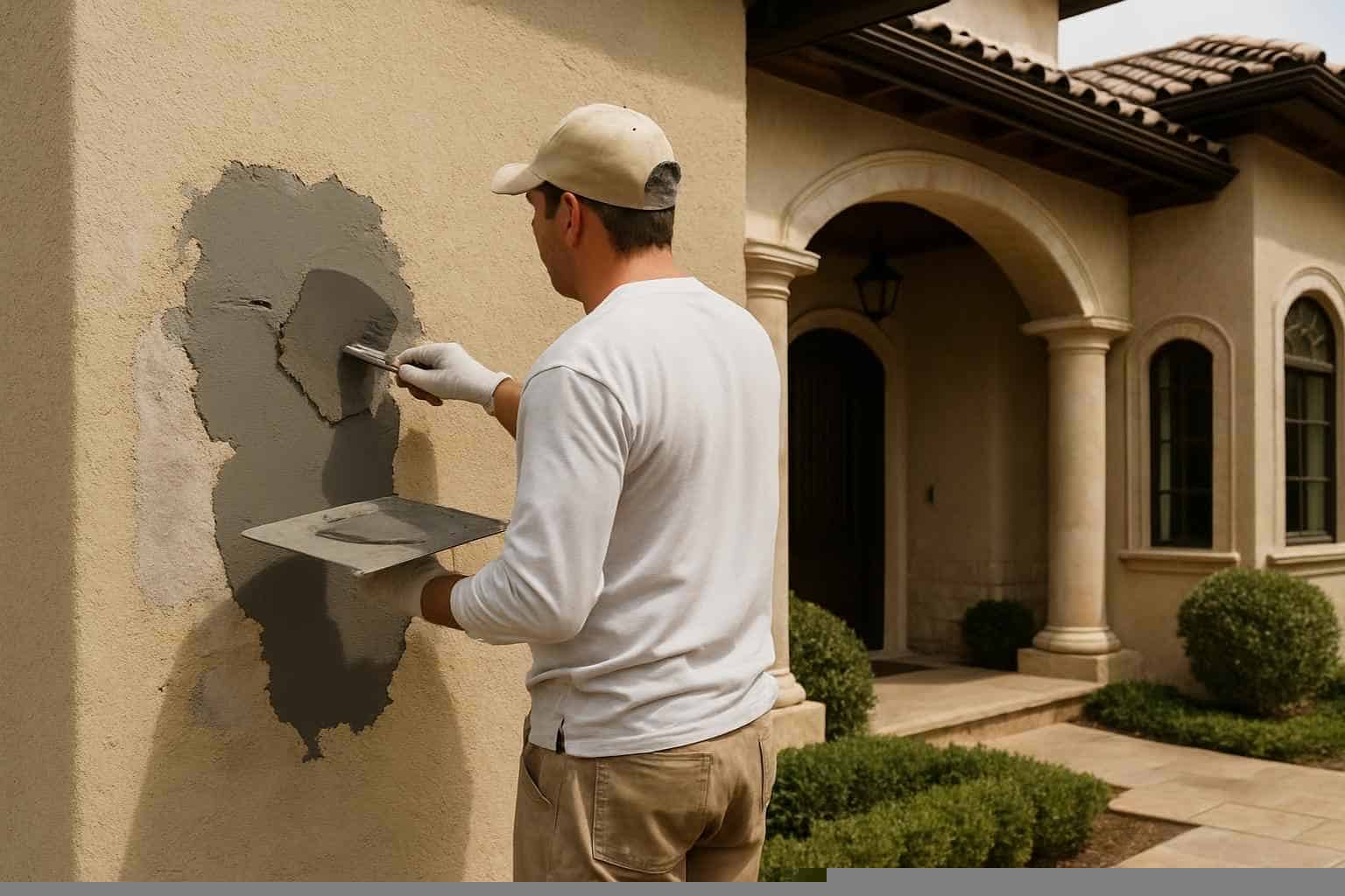 Stucco Patch Service in Fischer TX